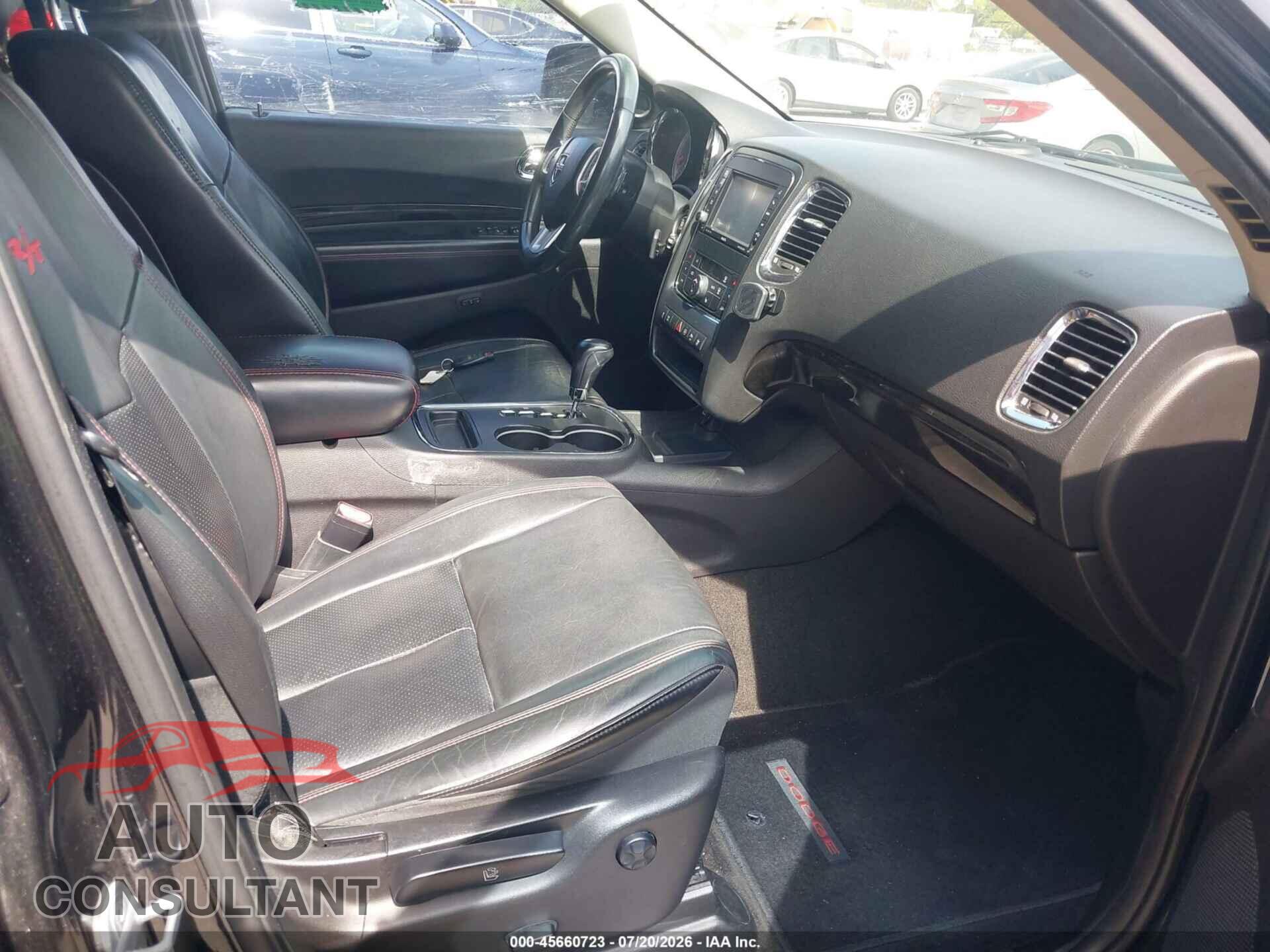 DODGE DURANGO 2012 - 1C4SDHCT3CC314360