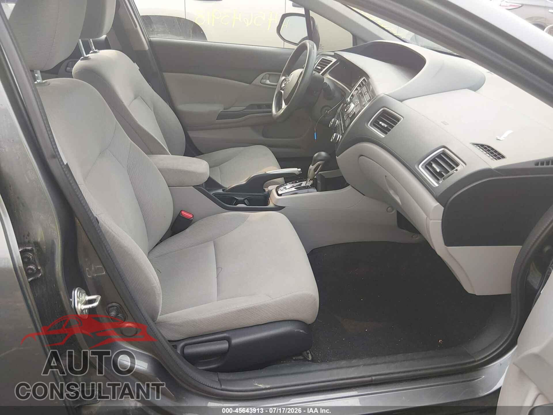 HONDA CIVIC 2013 - 19XFB2F57DE014364