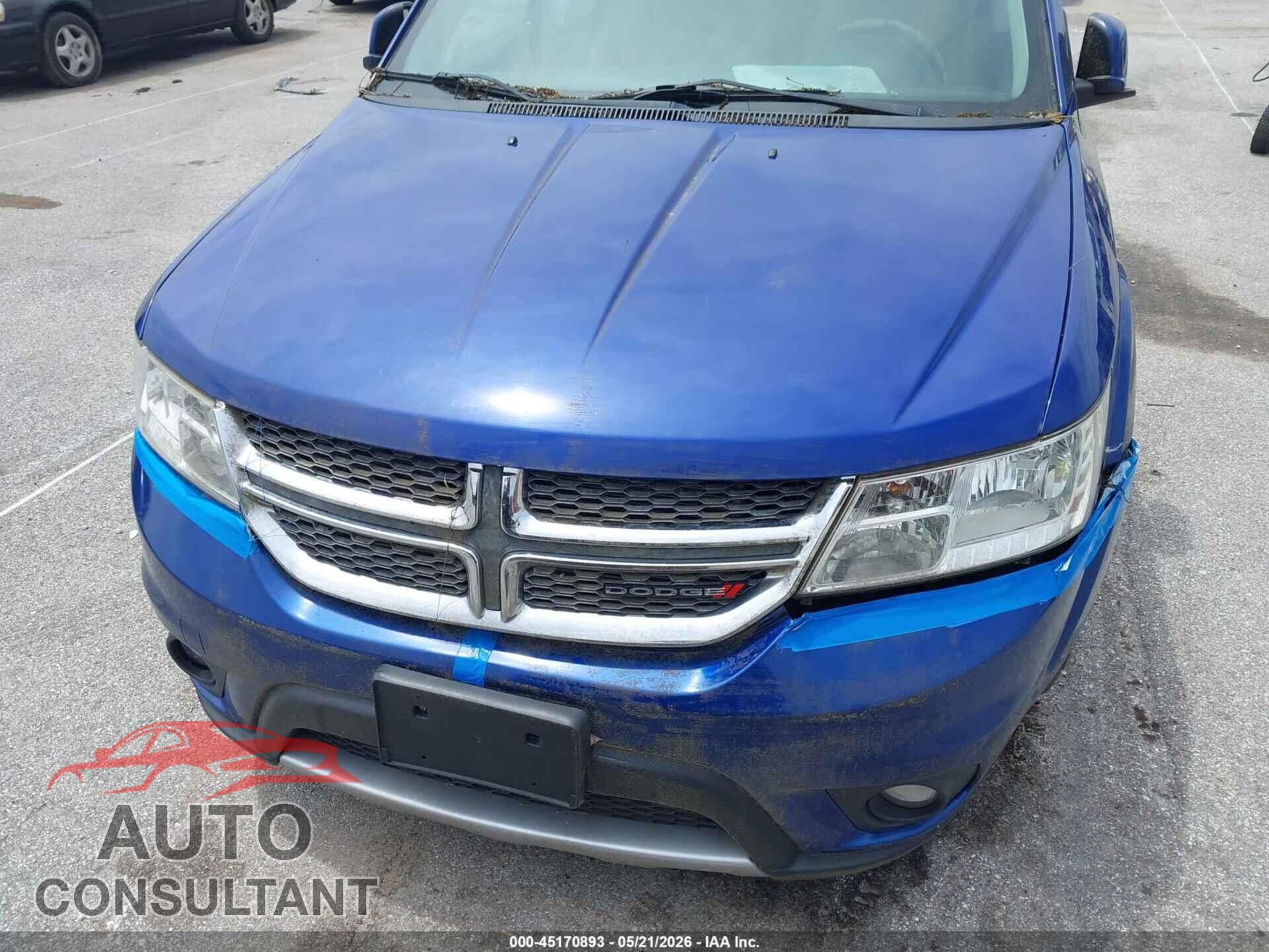 DODGE JOURNEY 2012 - 3C4PDDDG6CT258208