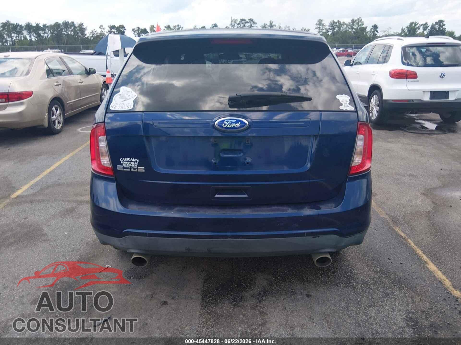 FORD EDGE 2012 - 2FMDK3GC9CBA71791