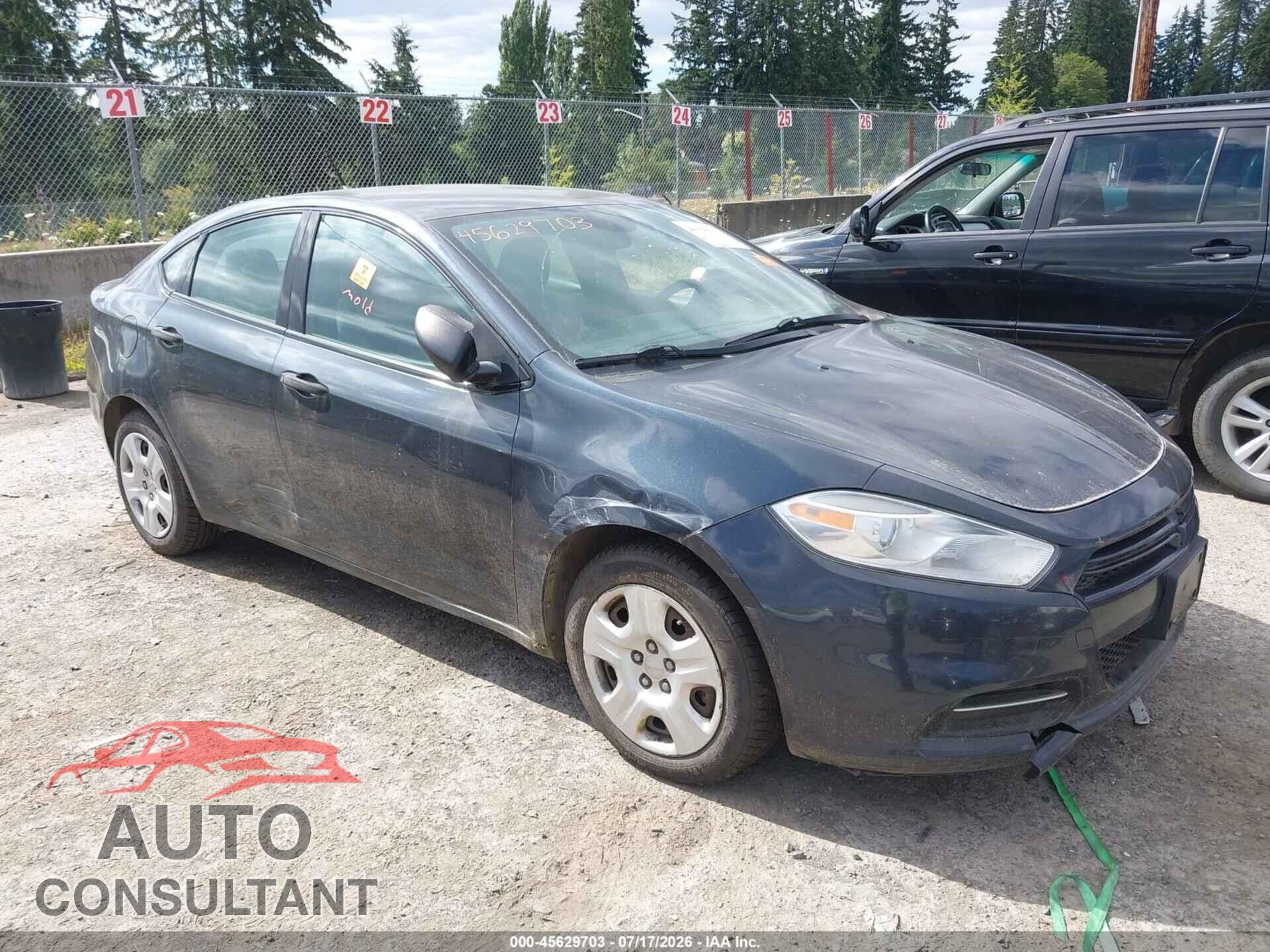 DODGE DART 2013 - 1C3CDFAA4DD314264