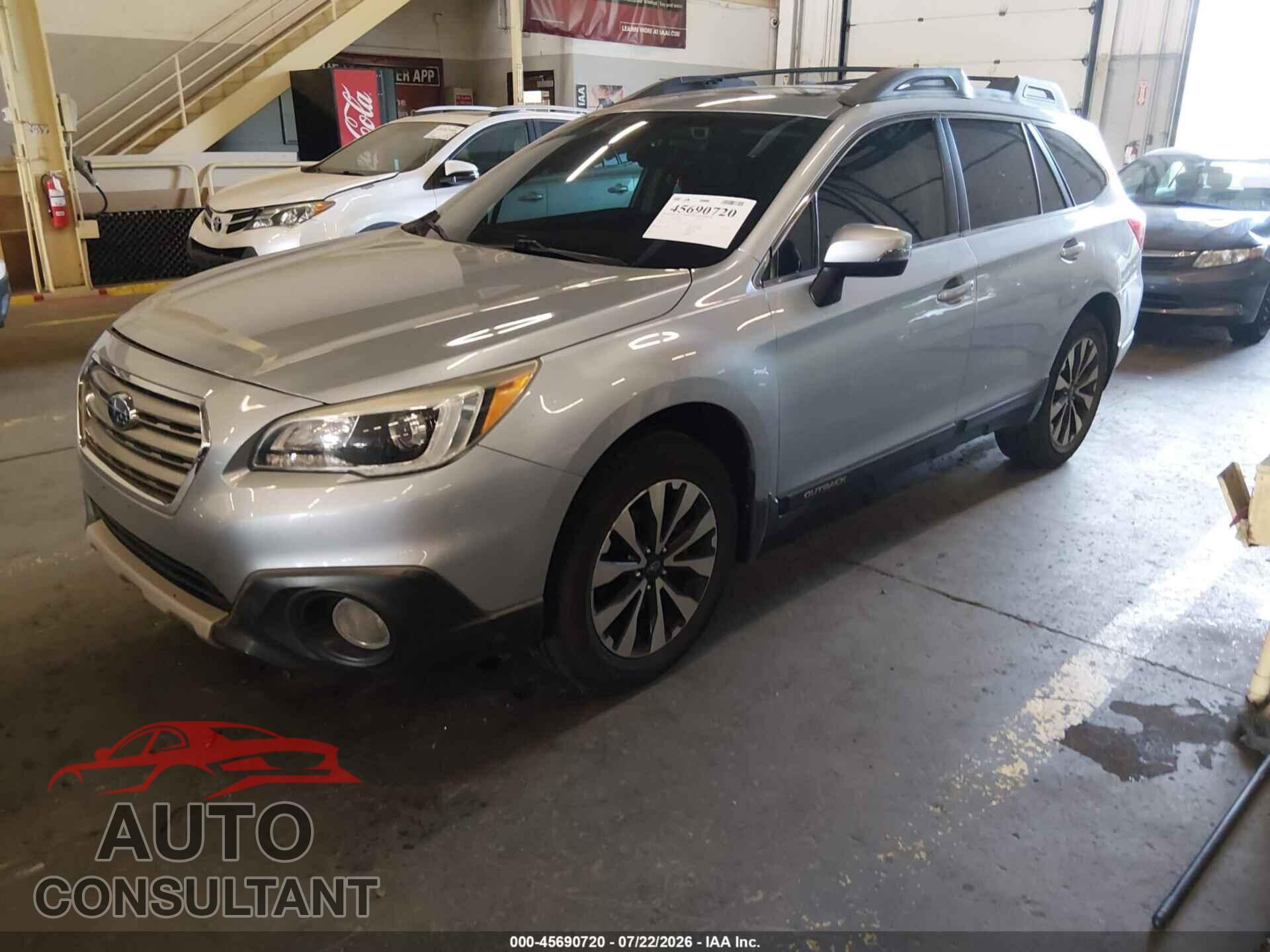 SUBARU OUTBACK 2017 - 4S4BSANC2H3327839