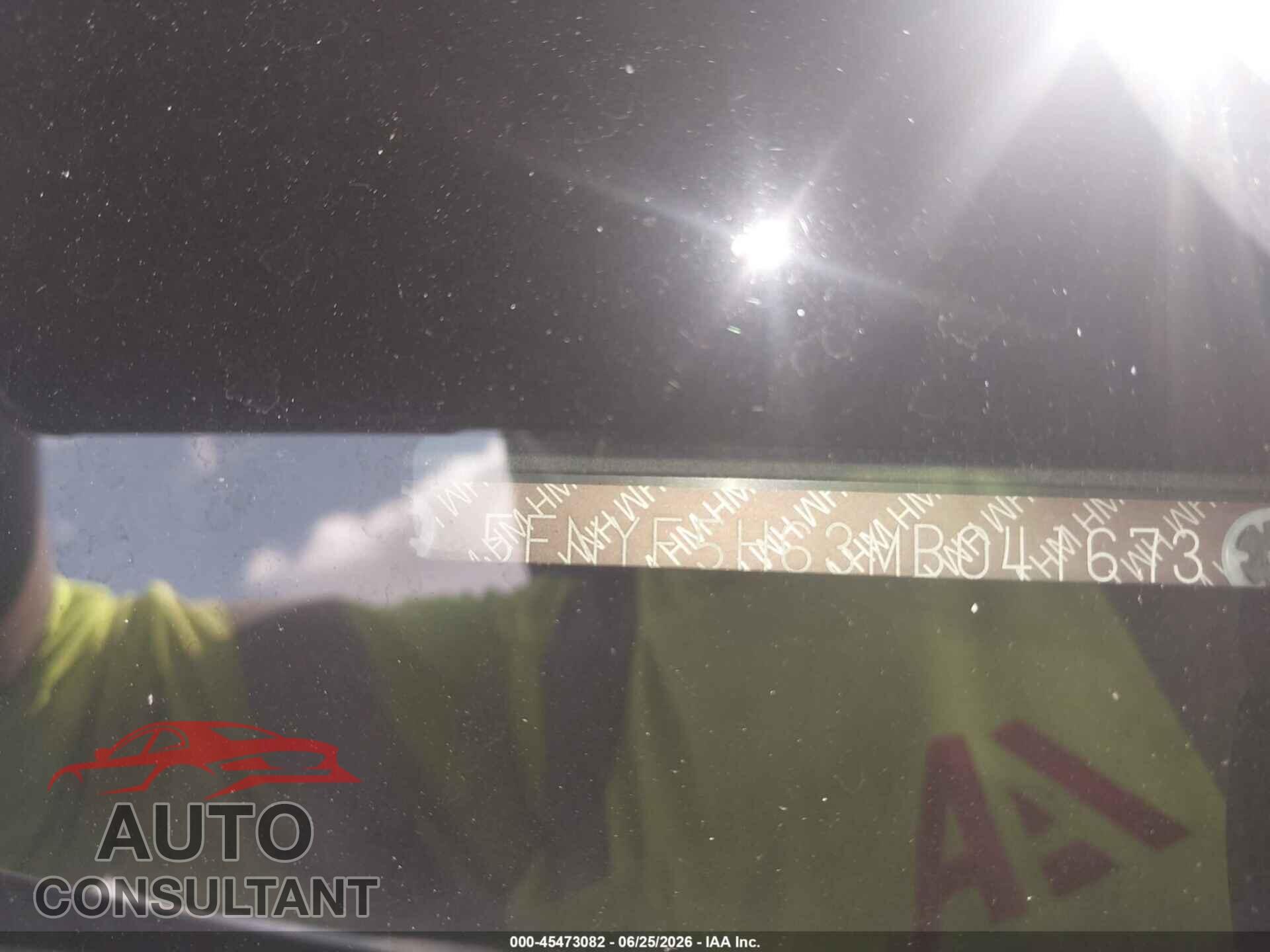 HONDA PILOT 2021 - 5FNYF5H63MB041673