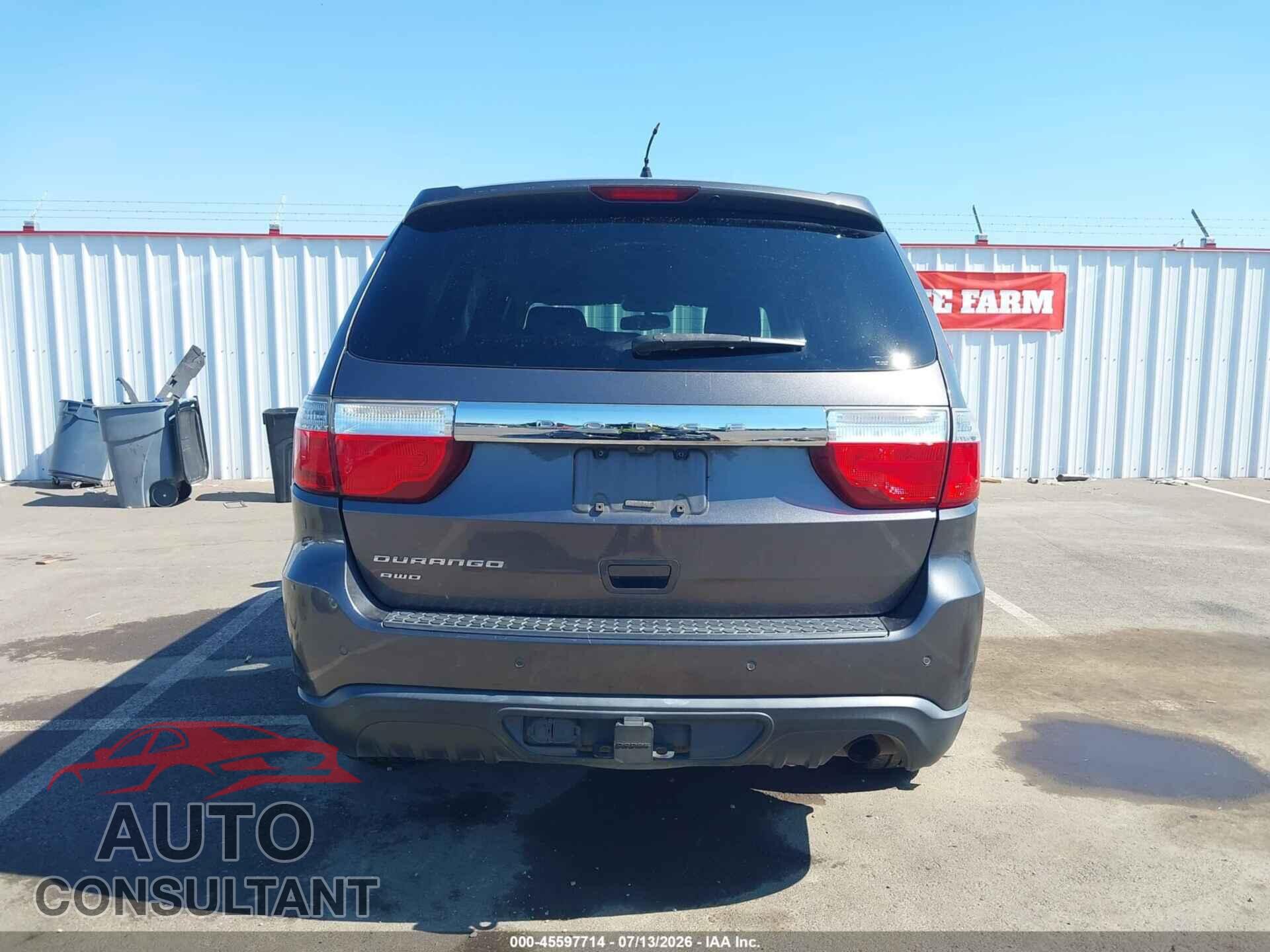 DODGE DURANGO 2013 - 1C4RDJAG3DC686942