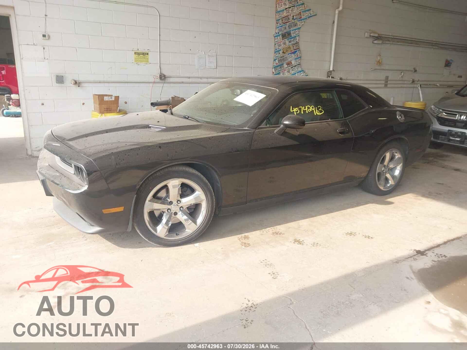 DODGE CHALLENGER 2012 - 2C3CDYAG4CH258070