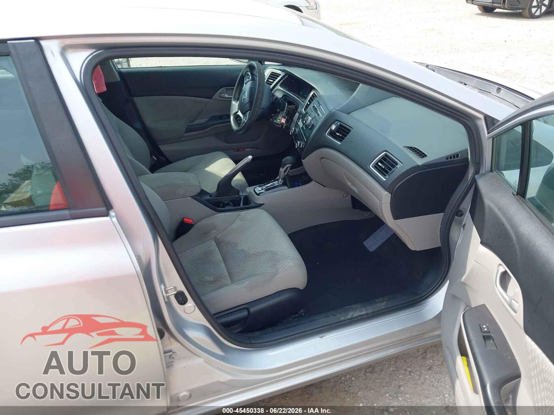 HONDA CIVIC 2014 - 19XFB2F58EE213960