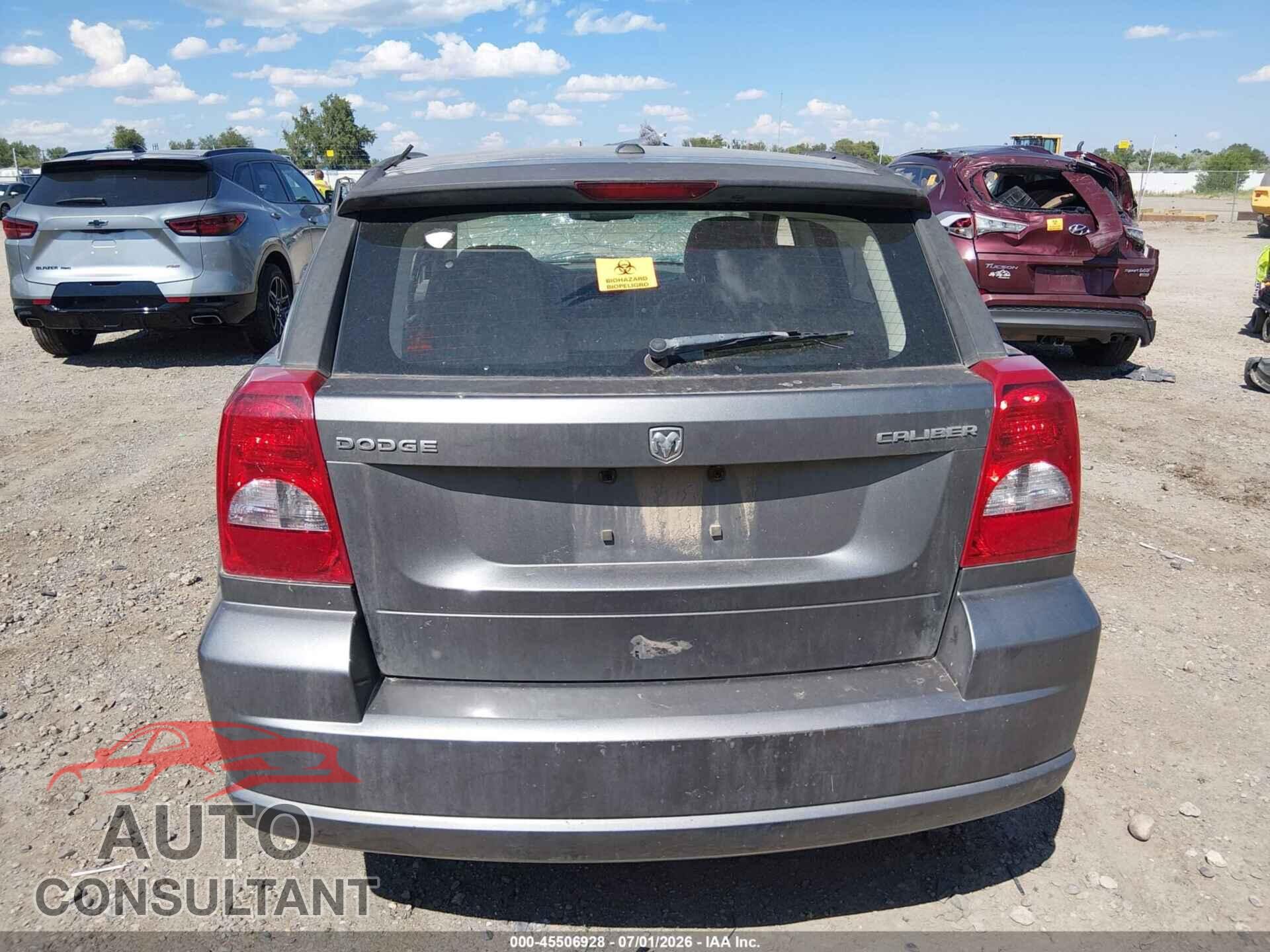 DODGE CALIBER 2012 - 1C3CDWDA9CD536745