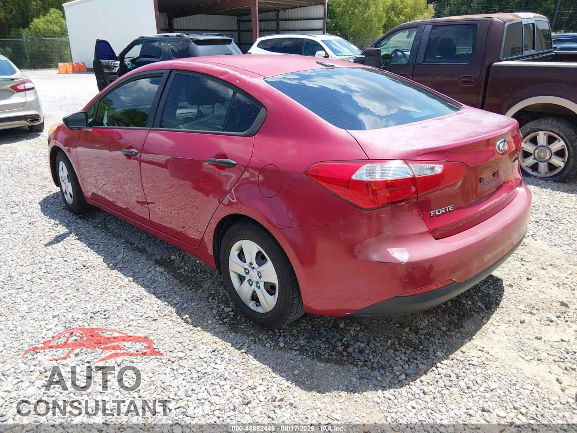 KIA FORTE 2016 - KNAFK4A65G5563554