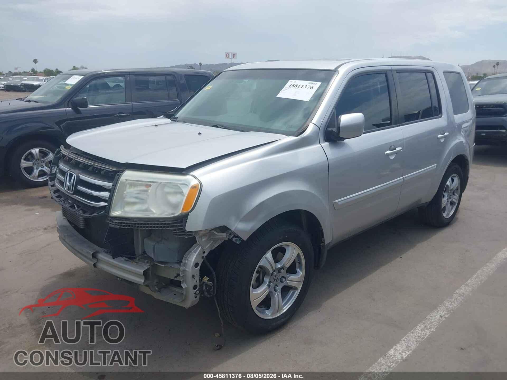 HONDA PILOT 2014 - 5FNYF4H55EB024148