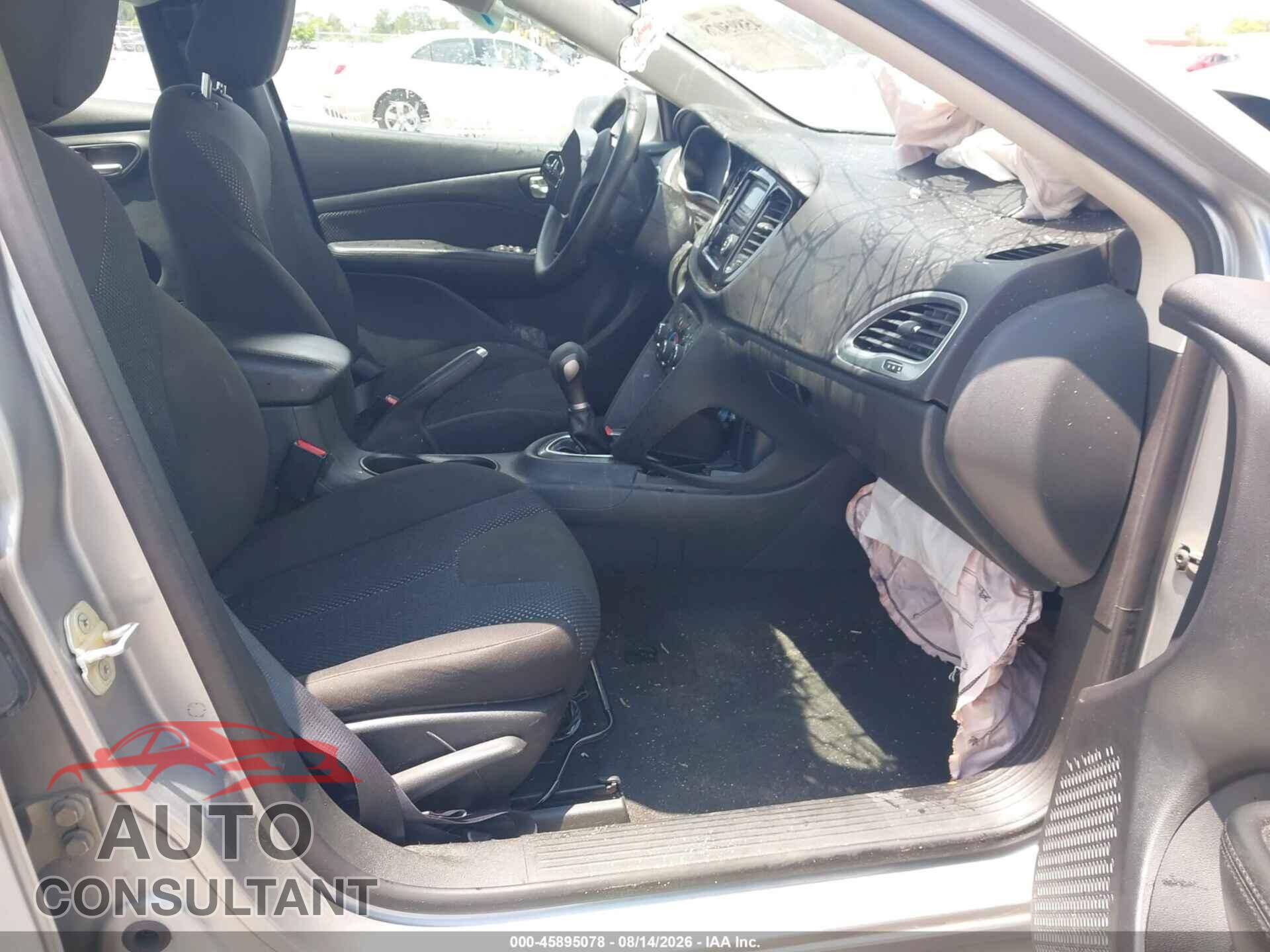 DODGE DART 2015 - 1C3CDFAA8FD301777