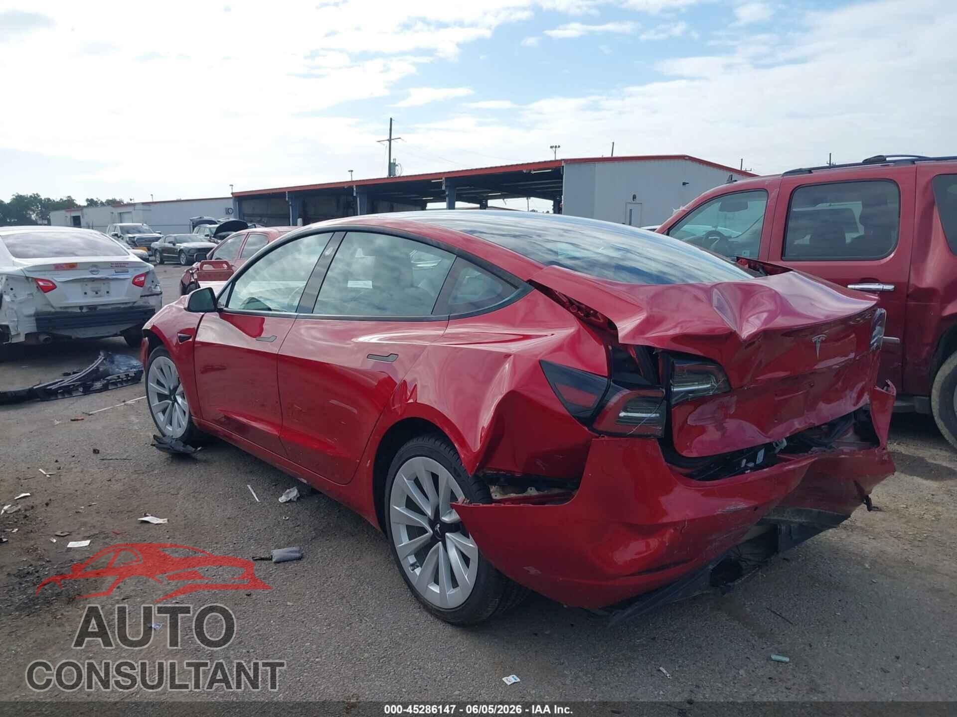 TESLA MODEL 3 2022 - 5YJ3E1EA1NF303545