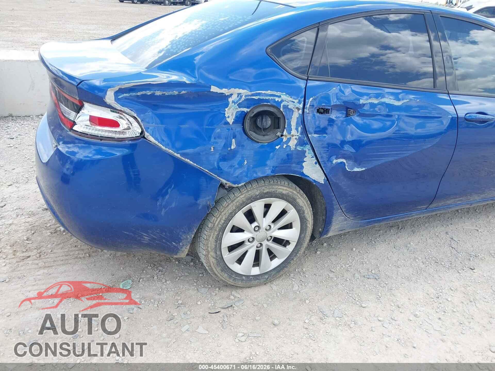 DODGE DART 2014 - 1C3CDFBB0ED674995
