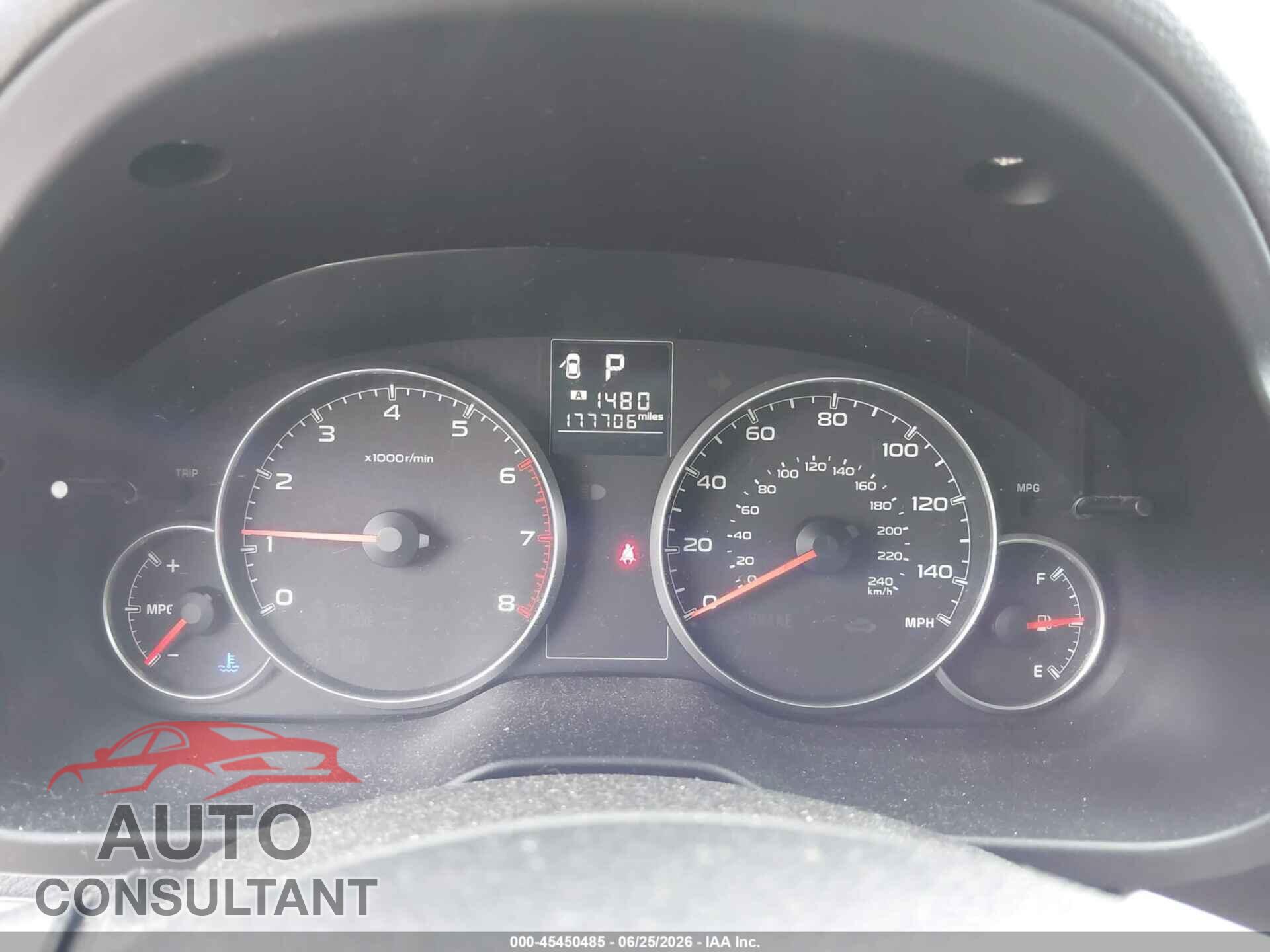 SUBARU OUTBACK 2014 - 4S4BRBCC6E3253633