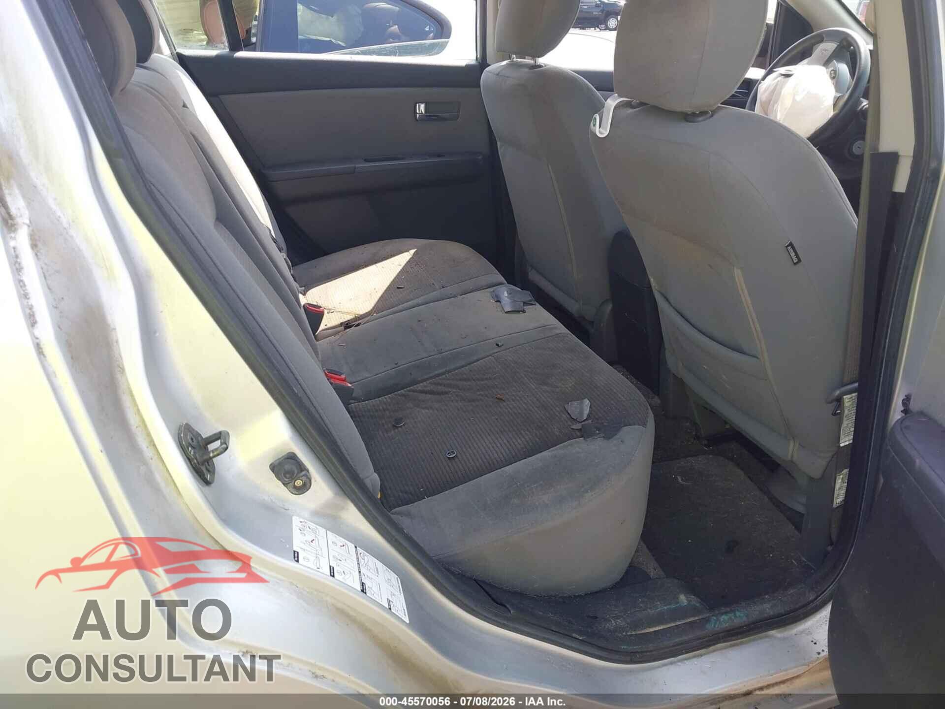 NISSAN SENTRA 2011 - 3N1AB6AP9BL617841