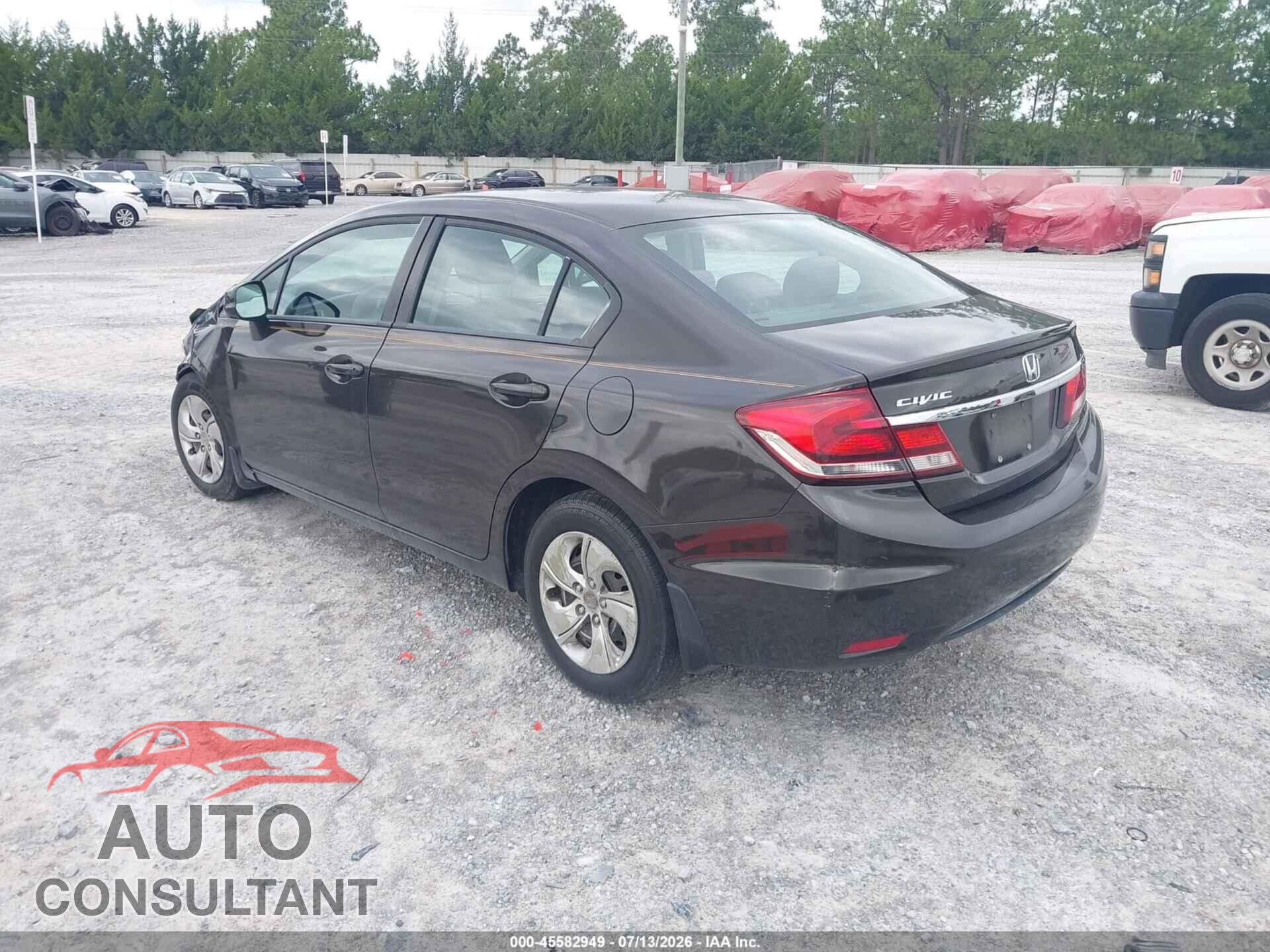 HONDA CIVIC 2013 - 2HGFB2F52DH510792