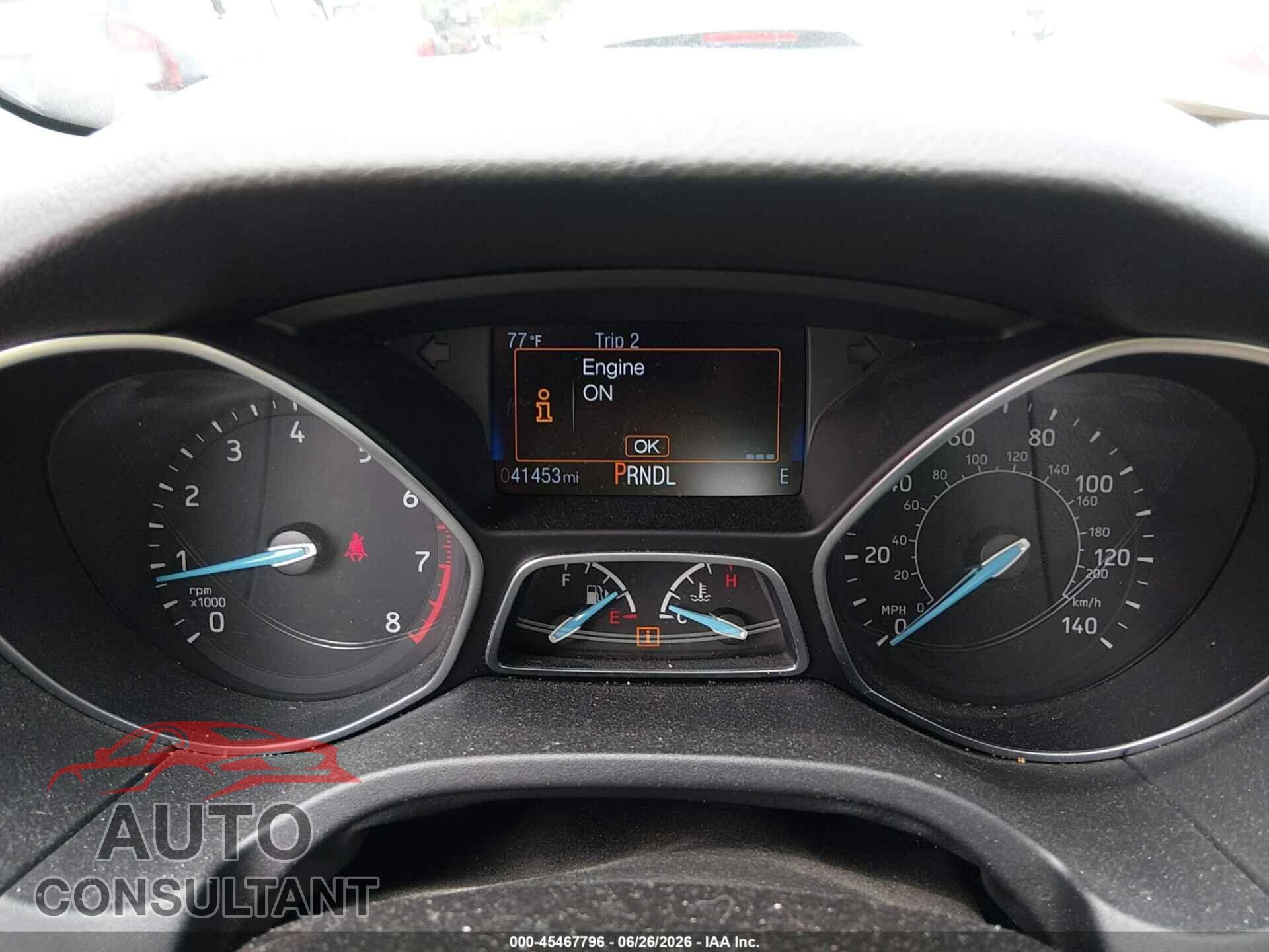 FORD FOCUS 2015 - 1FADP3F22FL350007