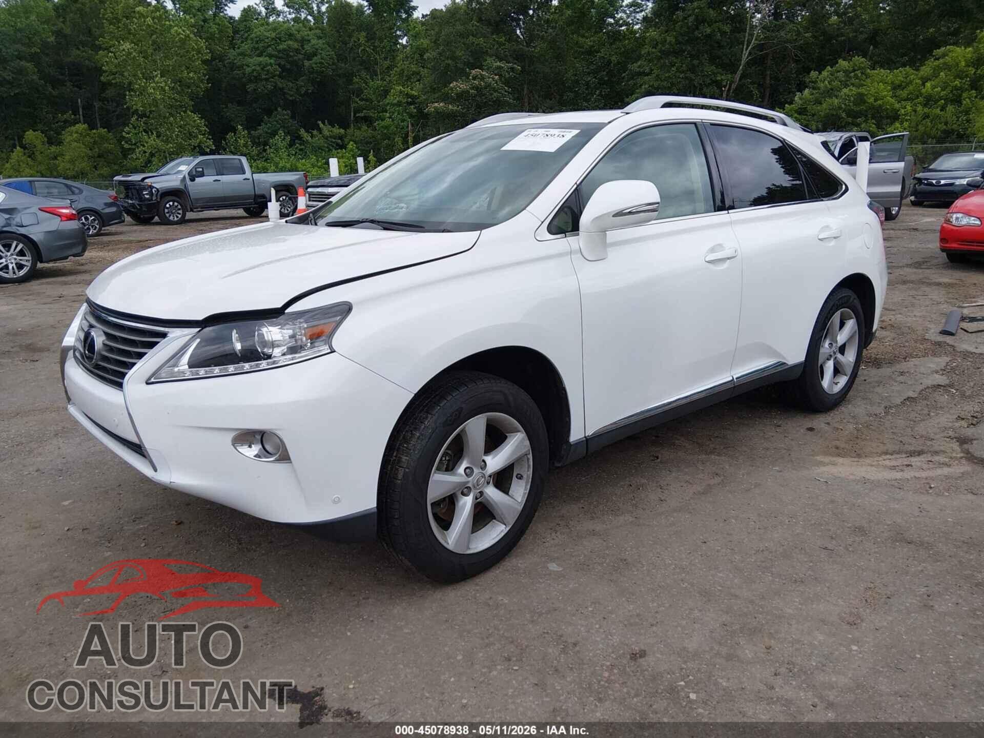 LEXUS RX 350 2013 - 2T2BK1BA9DC201045