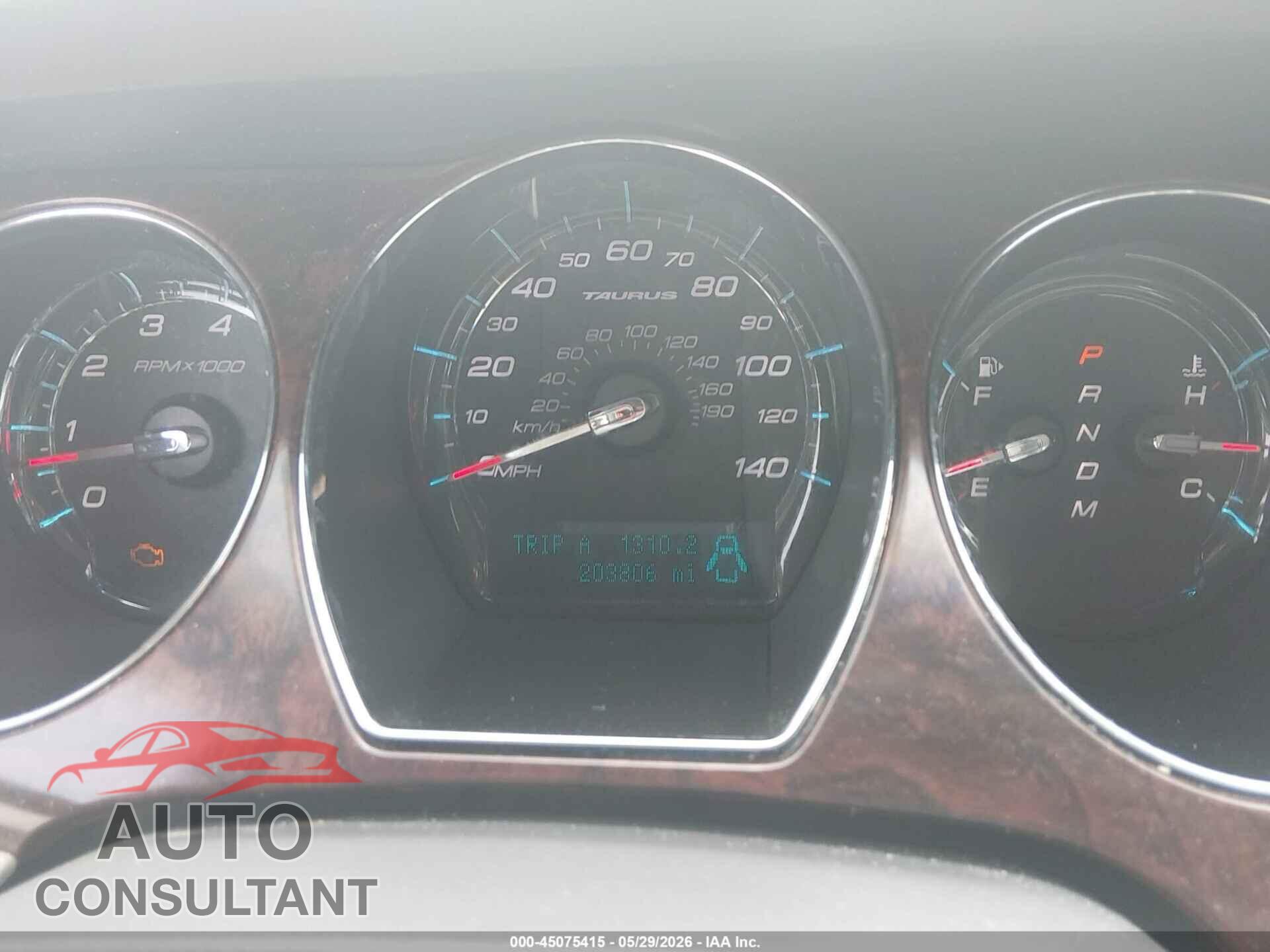 FORD TAURUS 2010 - 1FAHP2FW4AG148754