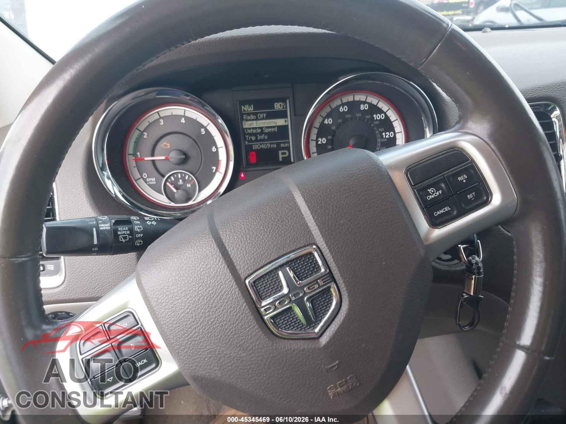 DODGE DURANGO 2012 - 1C4RDHAG3CC152296