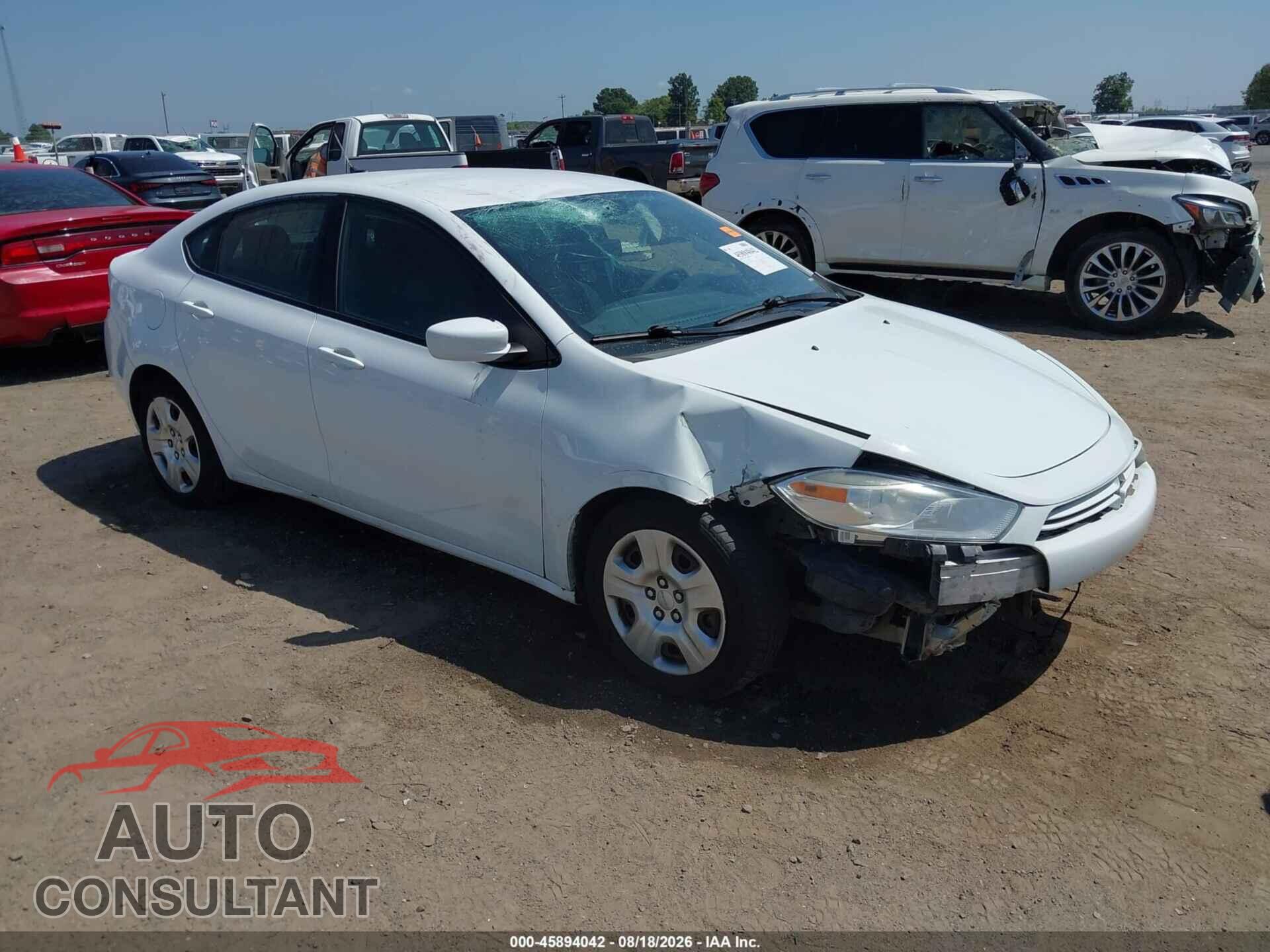 DODGE DART 2014 - 1C3CDFAA8ED697224