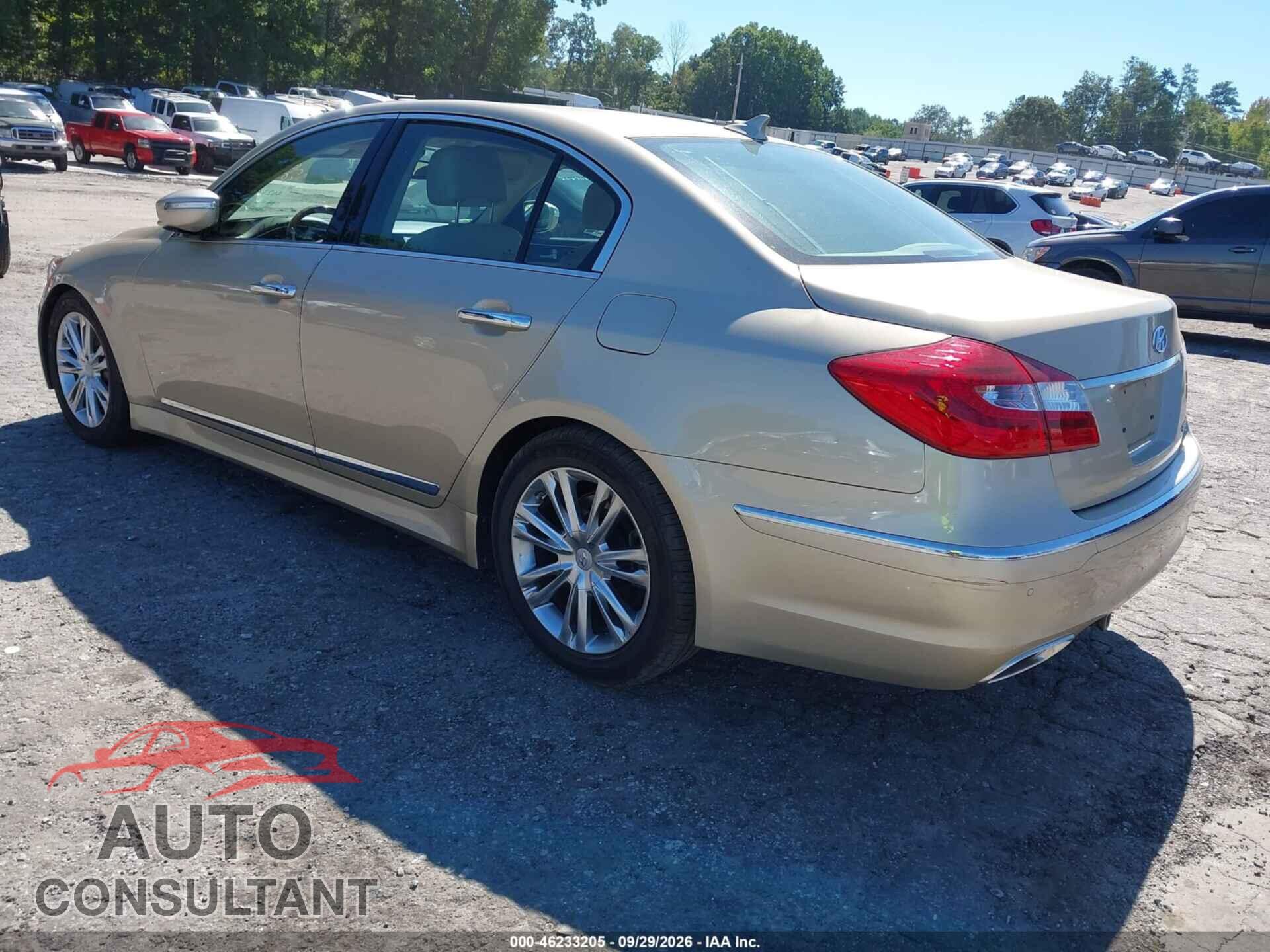 HYUNDAI GENESIS 2012 - KMHGC4DF1CU155676