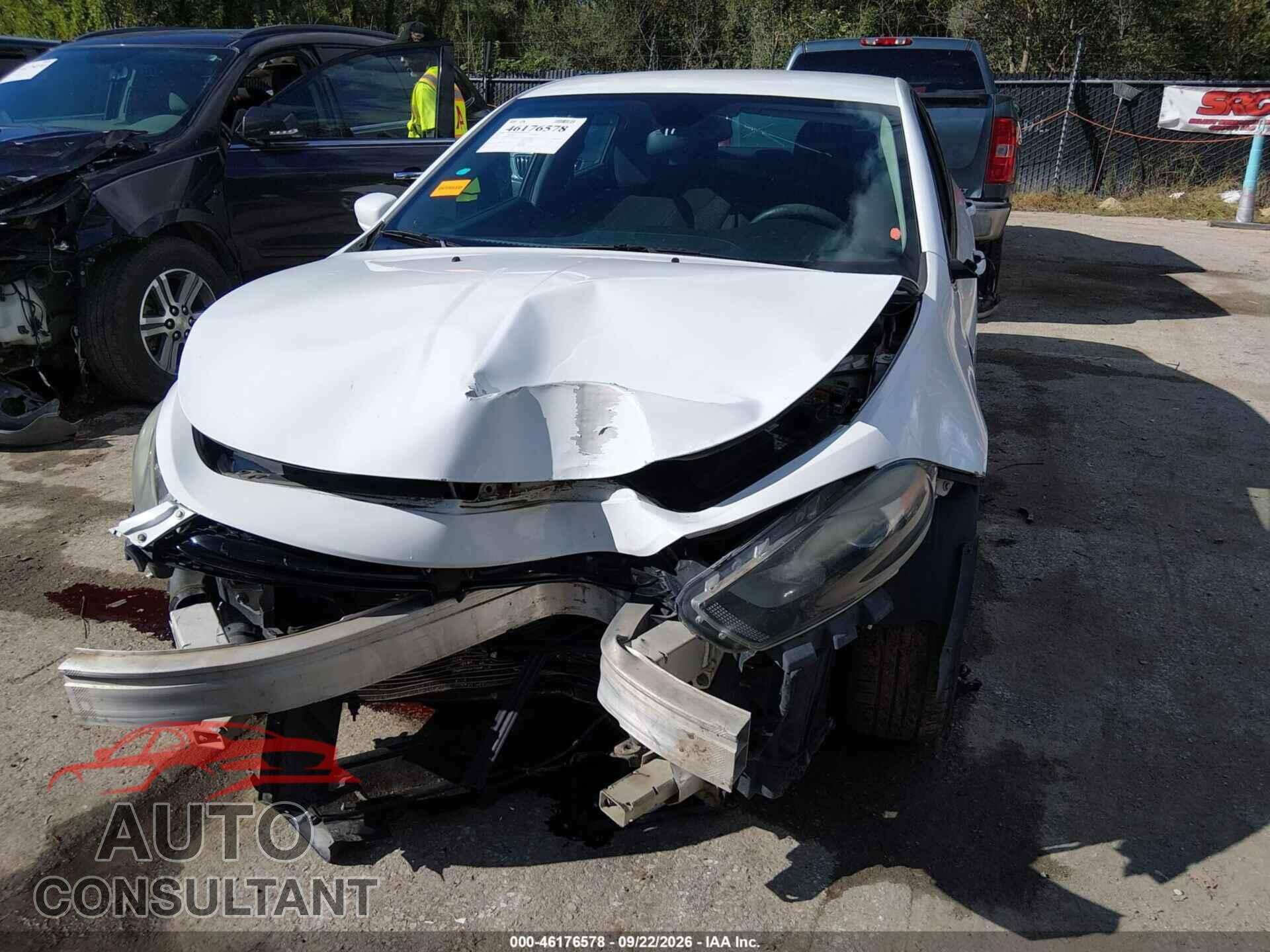 DODGE DART 2015 - 1C3CDFBB2FD158641