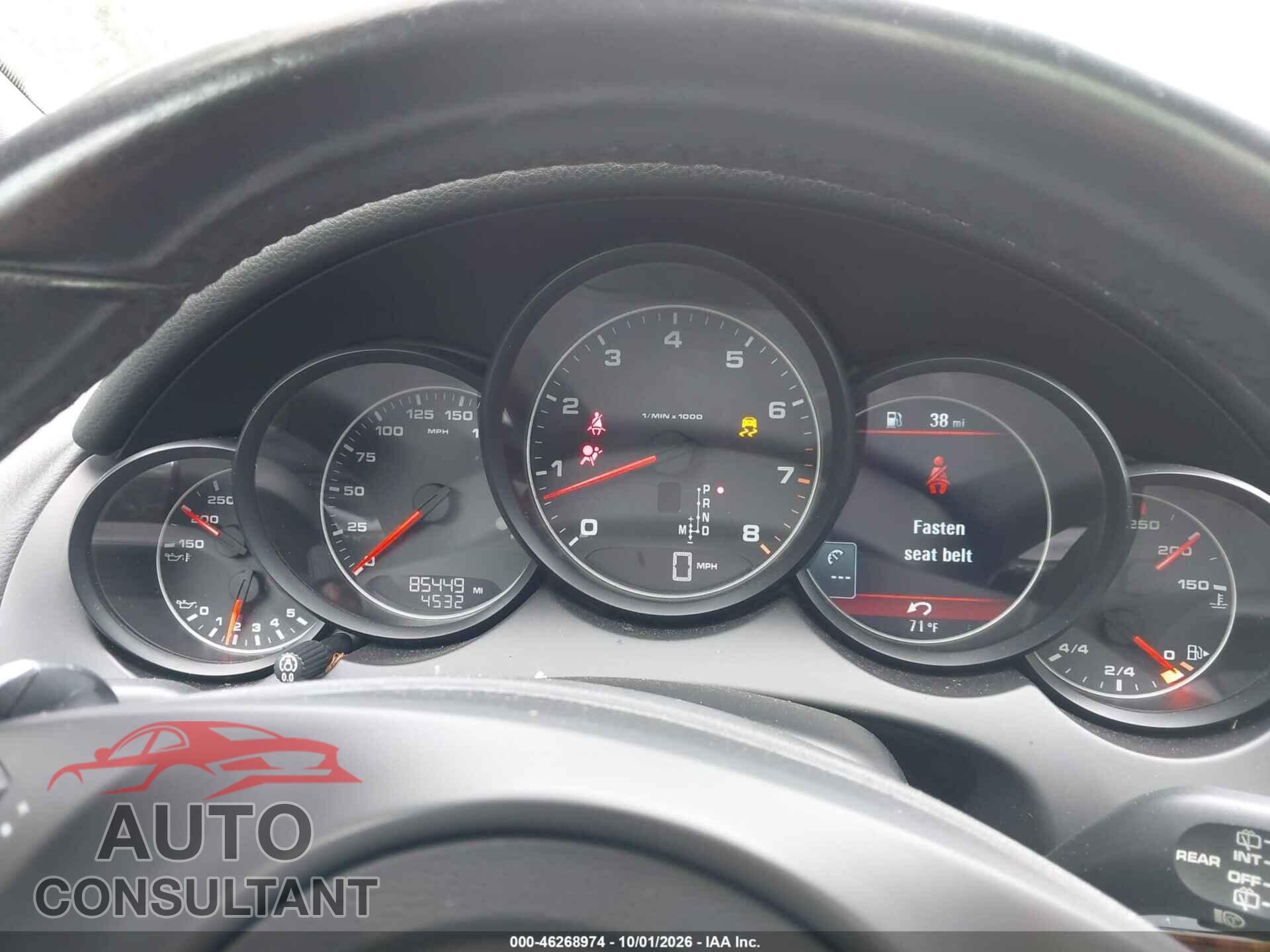 PORSCHE CAYENNE 2012 - WP1AA2A24CLA10156