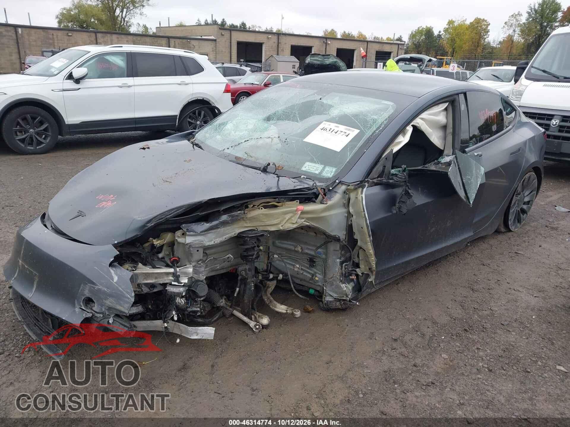 TESLA MODEL 3 2022 - 5YJ3E1EC8NF156366