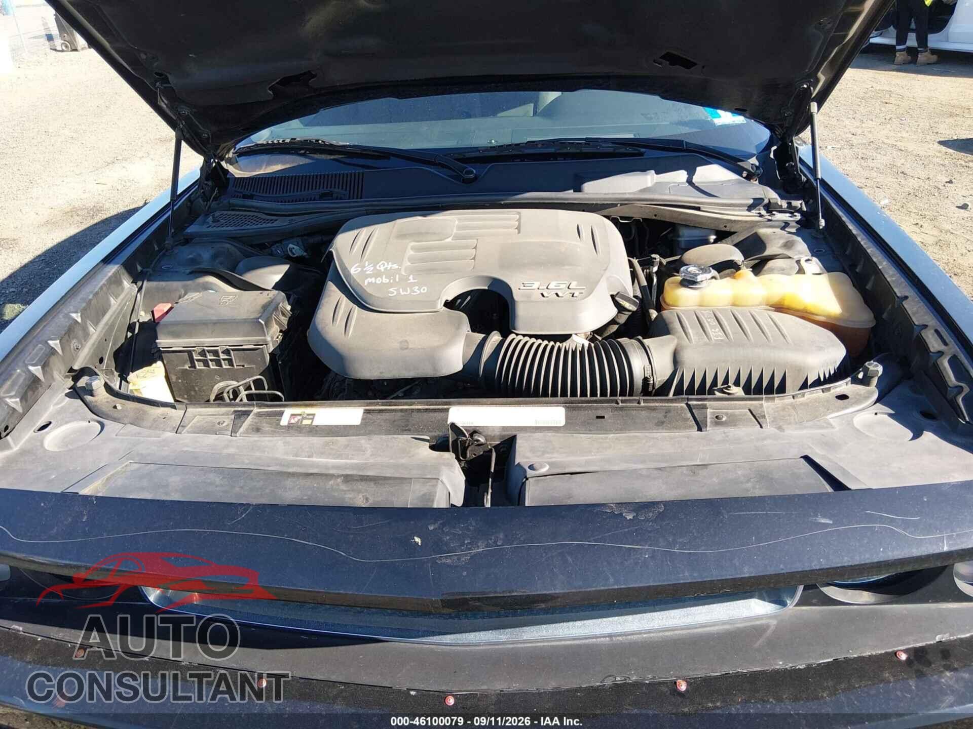 DODGE CHALLENGER 2012 - 2C3CDYAG8CH290827