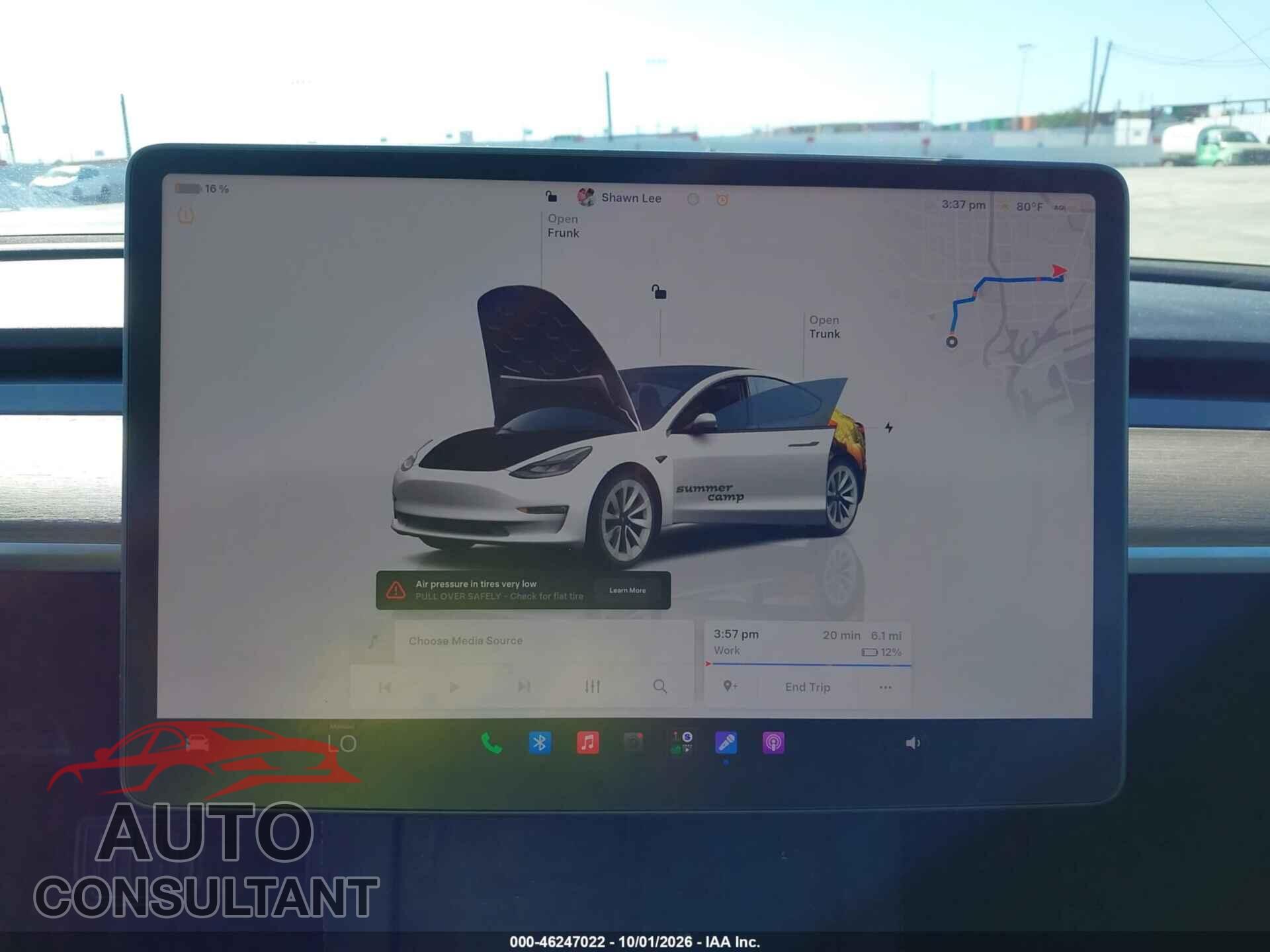 TESLA MODEL 3 2022 - 5YJ3E1EA3NF373841