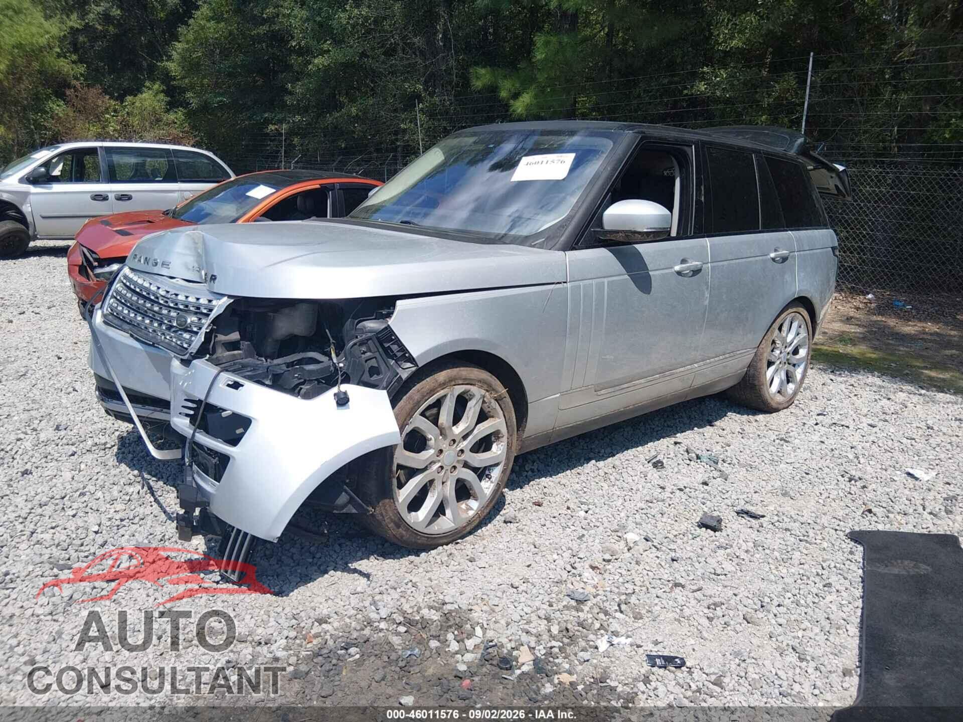 LAND ROVER RANGE ROVER 2016 - SALGS2VF6GA249126