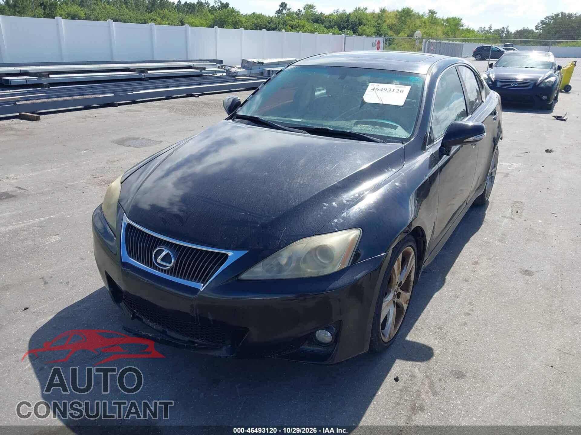 LEXUS IS 250 2012 - JTHBF5C28C5163423