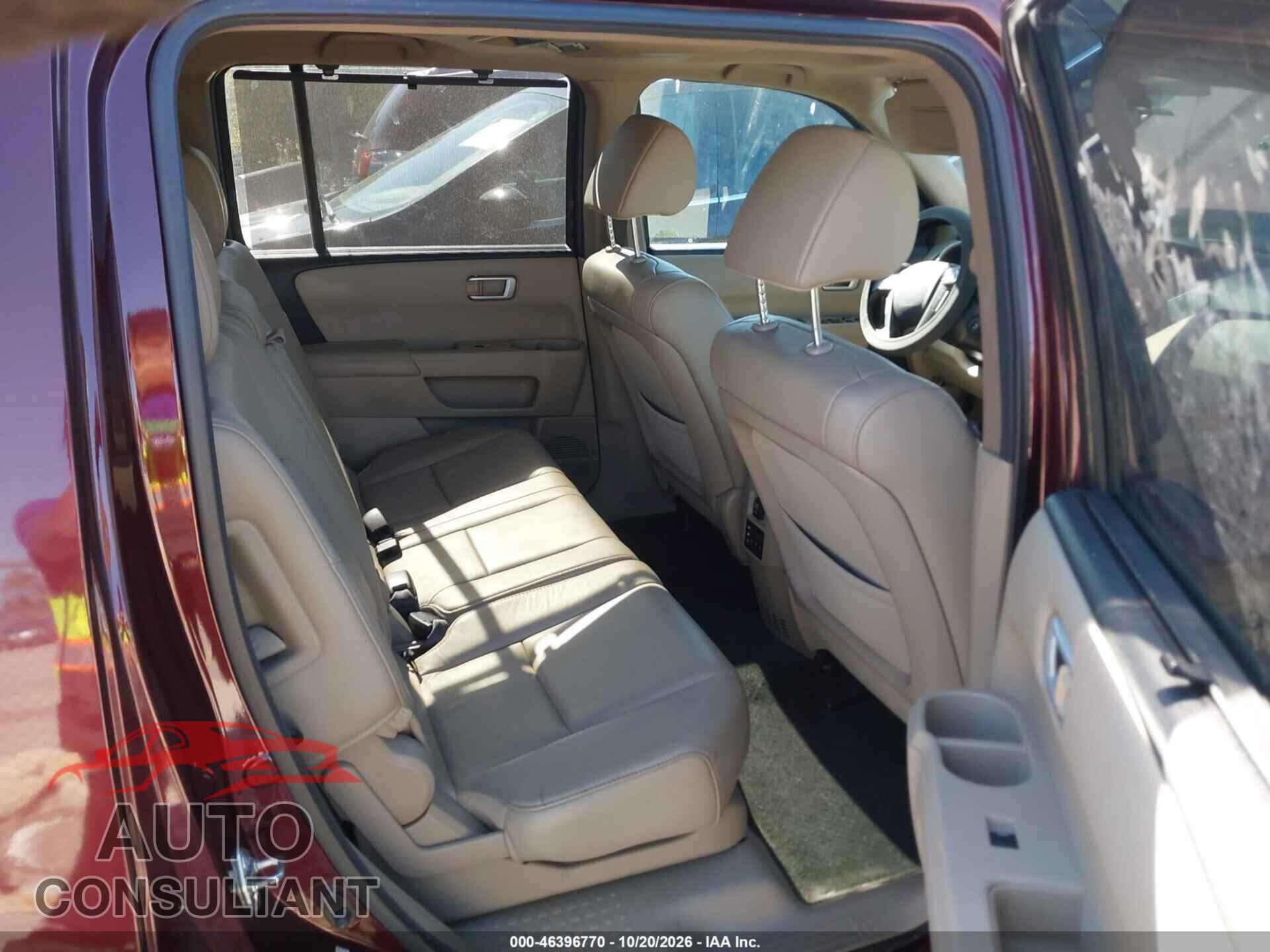 HONDA PILOT 2013 - 5FNYF4H97DB085745