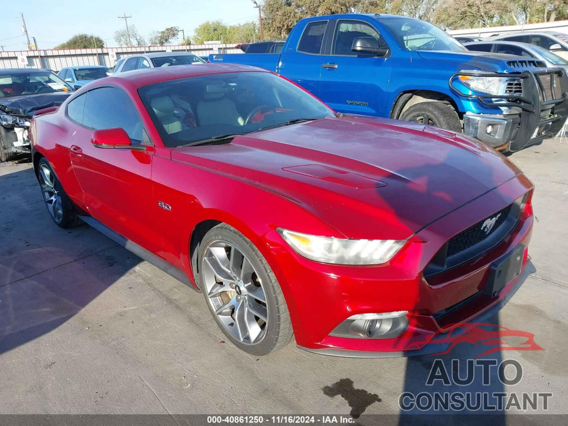 FORD MUSTANG 2016 - 1FA6P8CF6G5289912