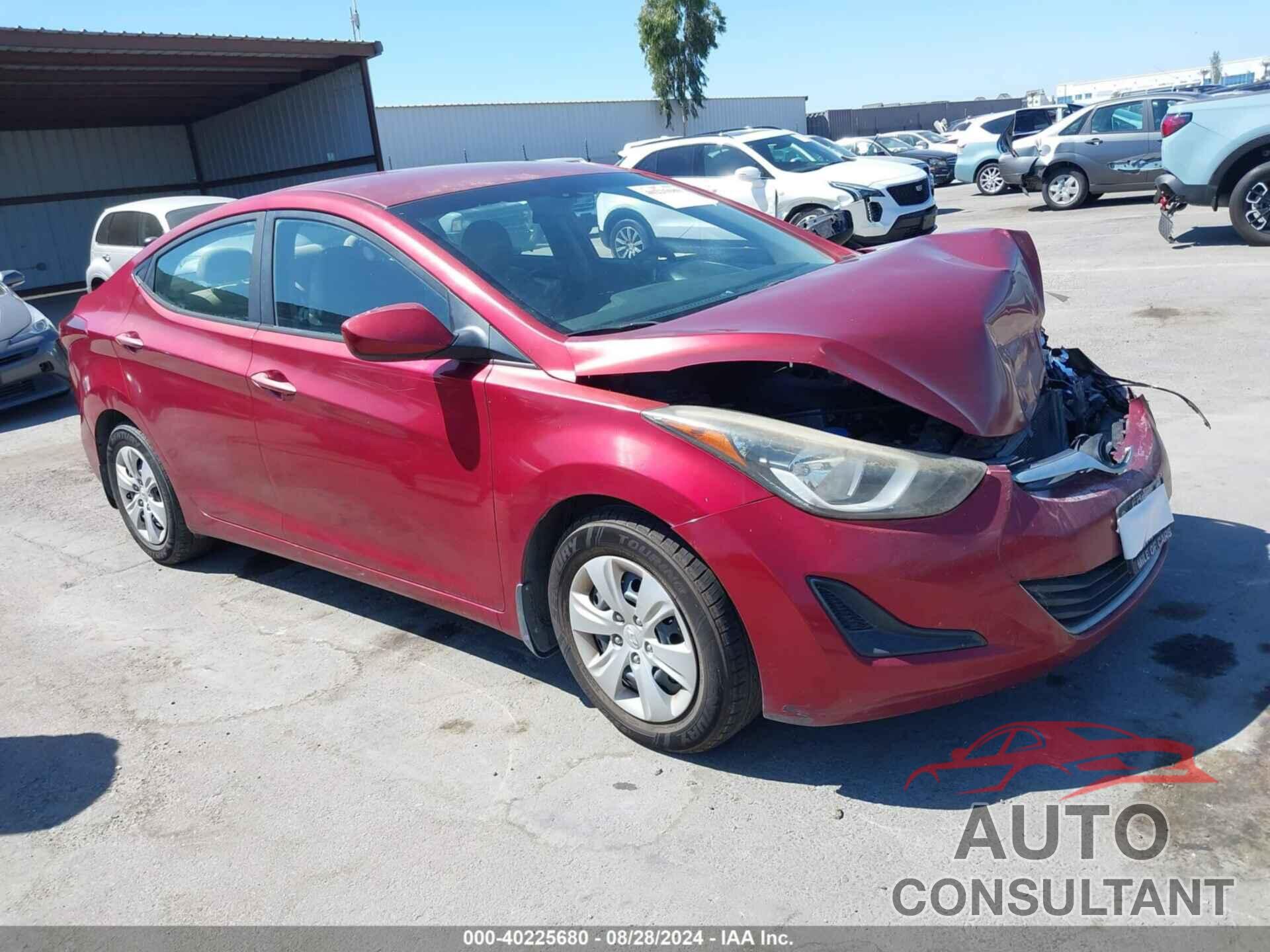 HYUNDAI ELANTRA 2016 - 5NPDH4AEXGH760526