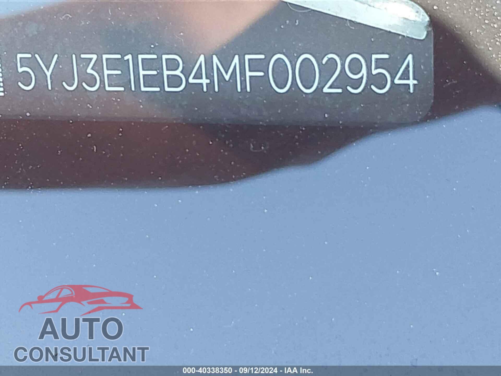 TESLA MODEL 3 2021 - 5YJ3E1EB4MF002954