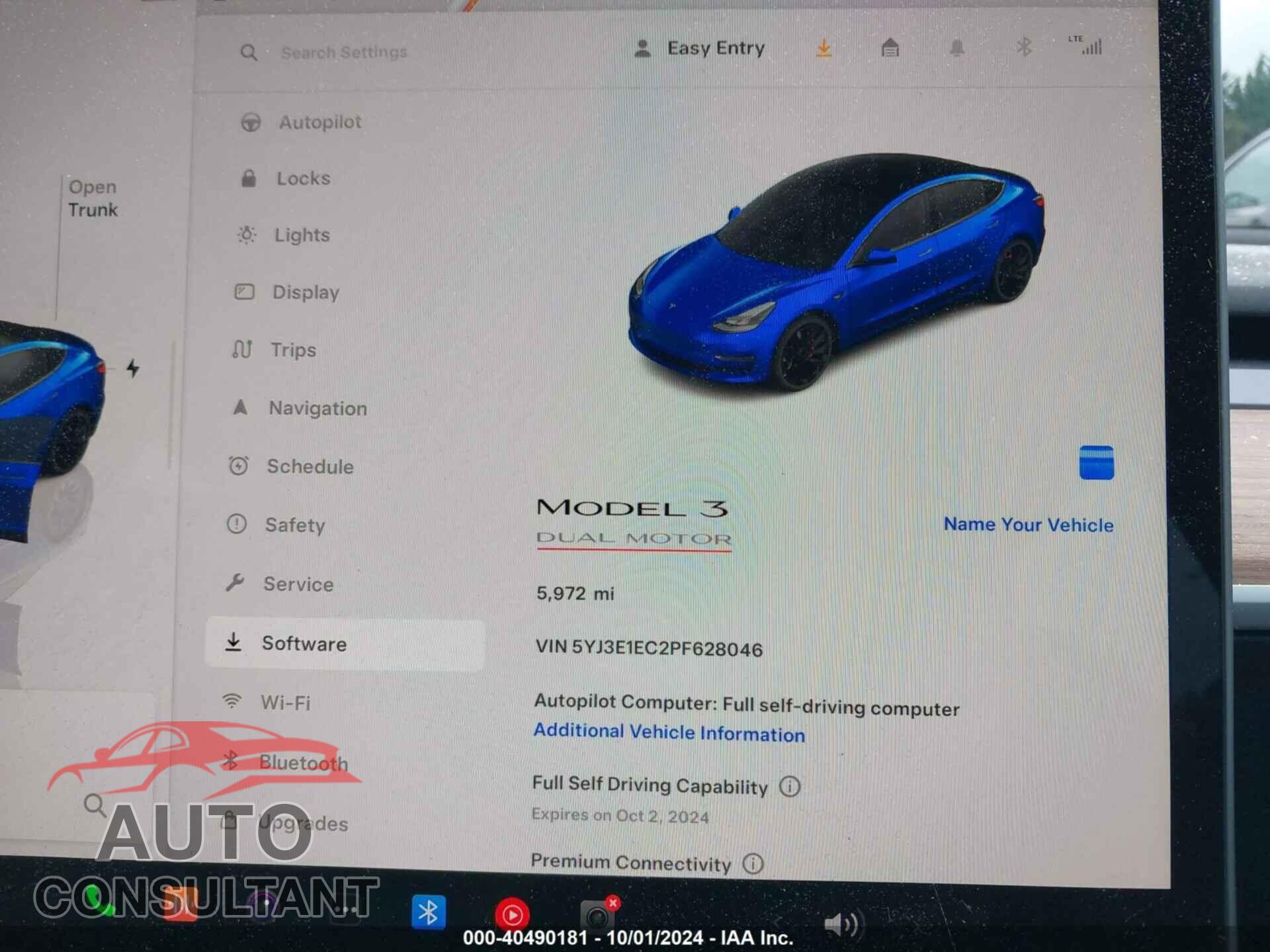 TESLA MODEL 3 2023 - 5YJ3E1EC2PF628046