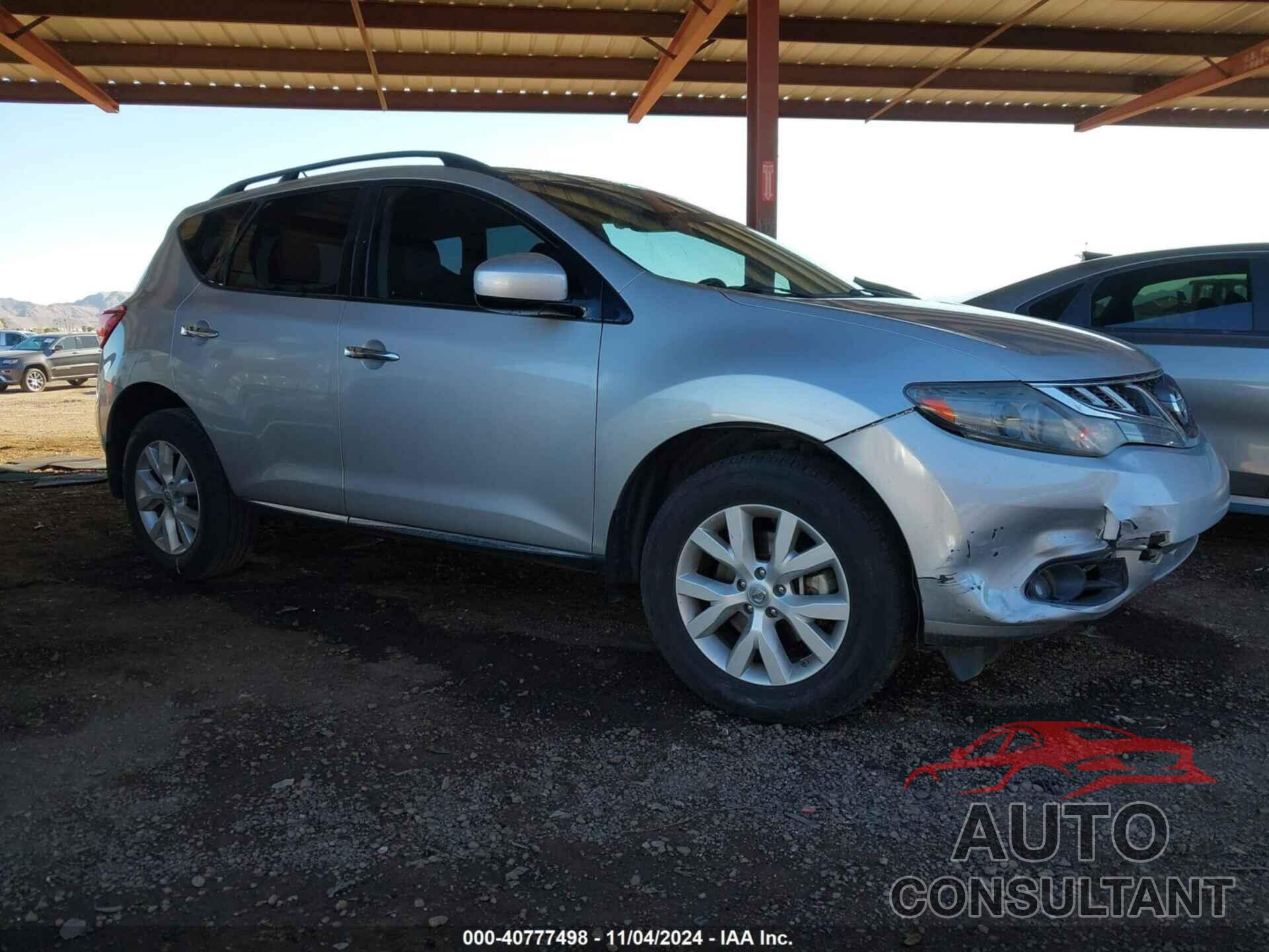 NISSAN MURANO 2011 - JN8AZ1MU1BW054814