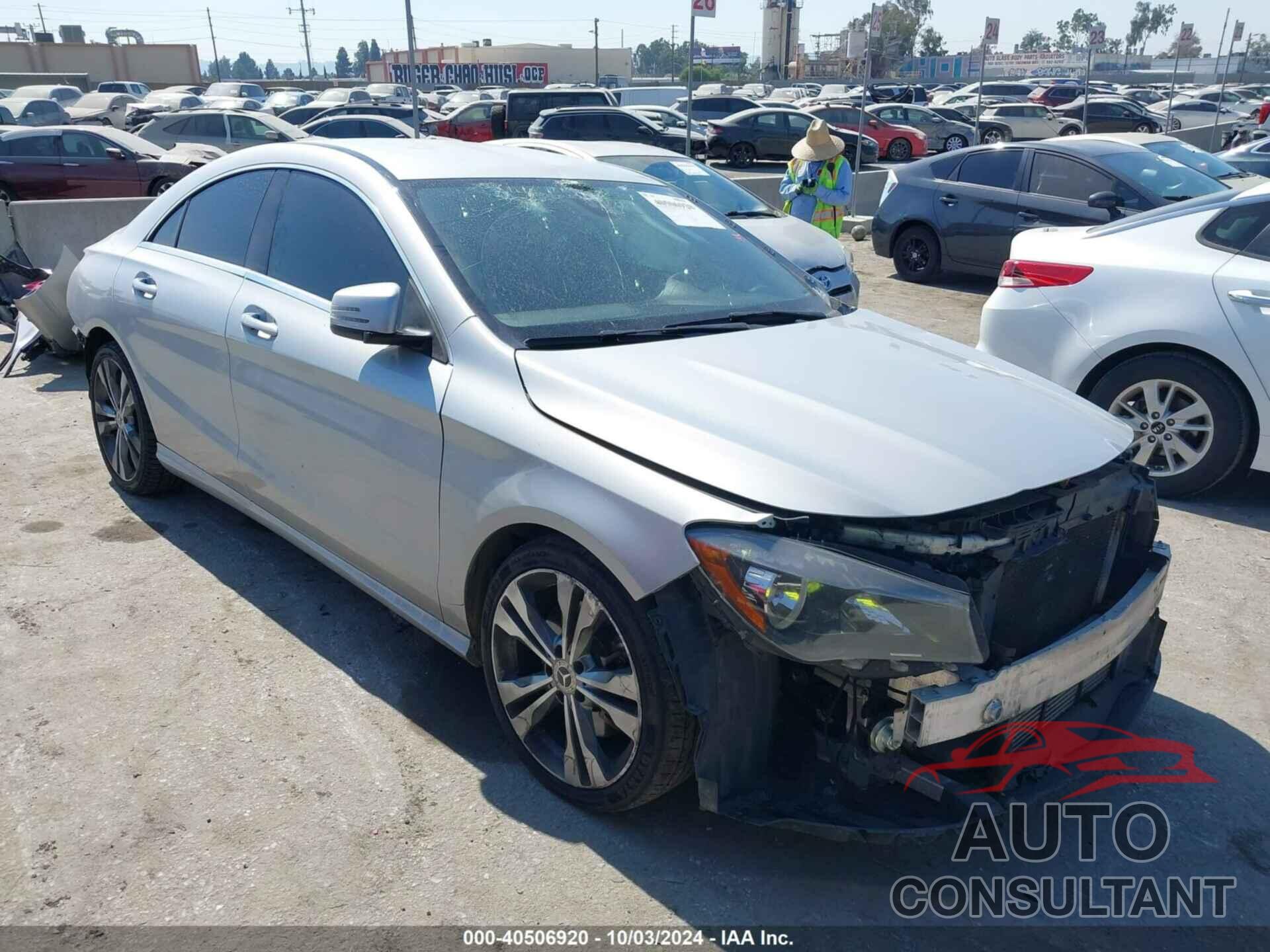 MERCEDES-BENZ CLA 250 2018 - WDDSJ4EB1JN540782