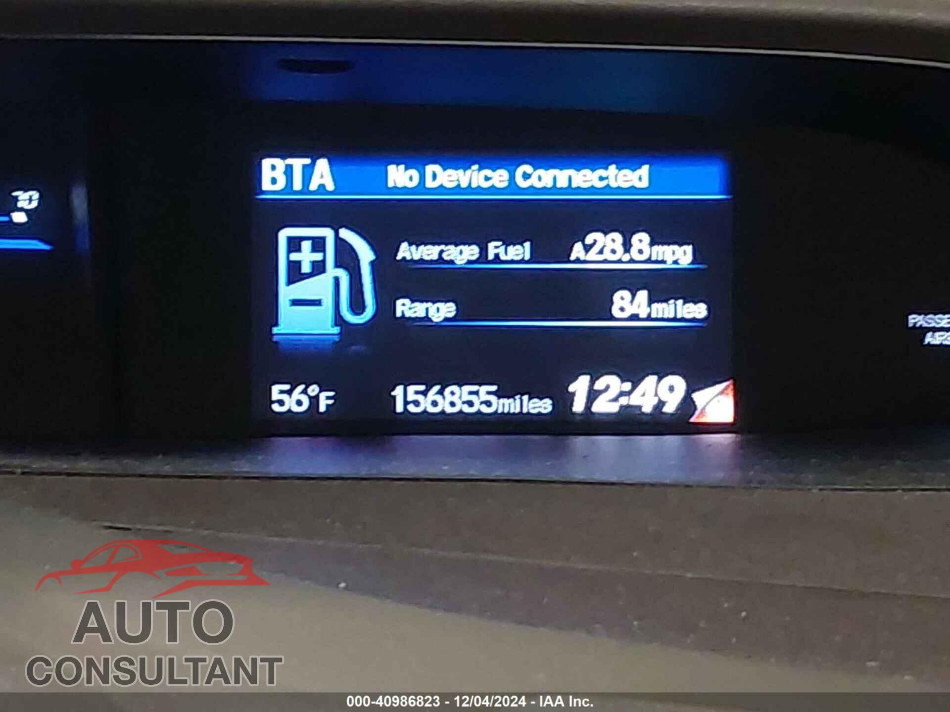 HONDA CIVIC 2012 - 2HGFB2F86CH324312
