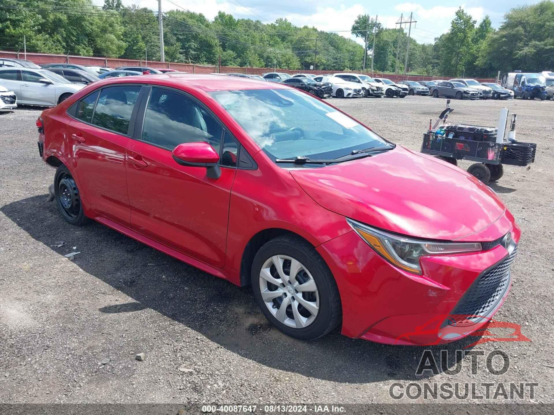 TOYOTA COROLLA 2020 - 5YFEPRAE0LP095976