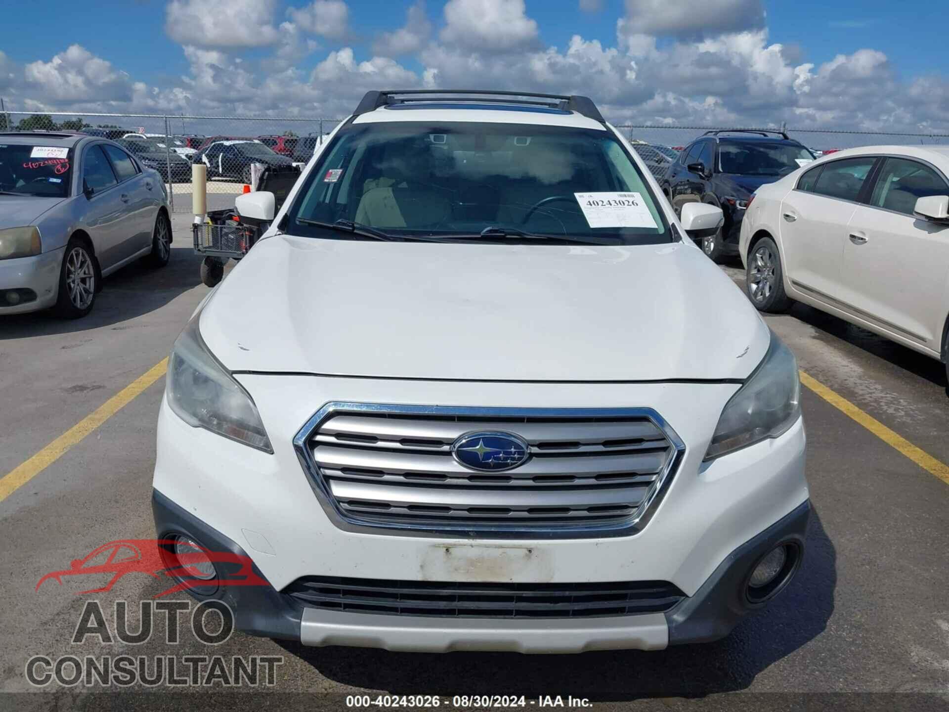 SUBARU OUTBACK 2017 - 4S4BSANC4H3366836