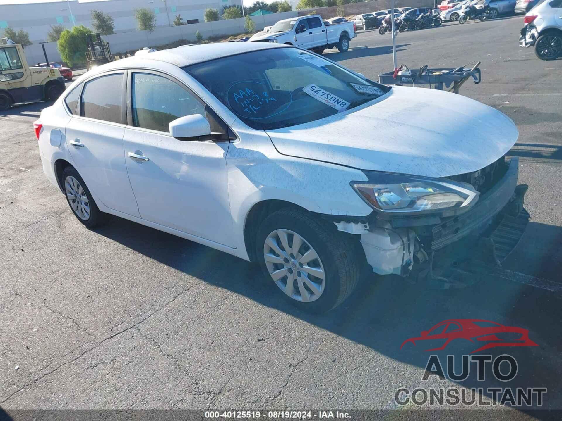 NISSAN SENTRA 2018 - 3N1AB7AP0JY283075