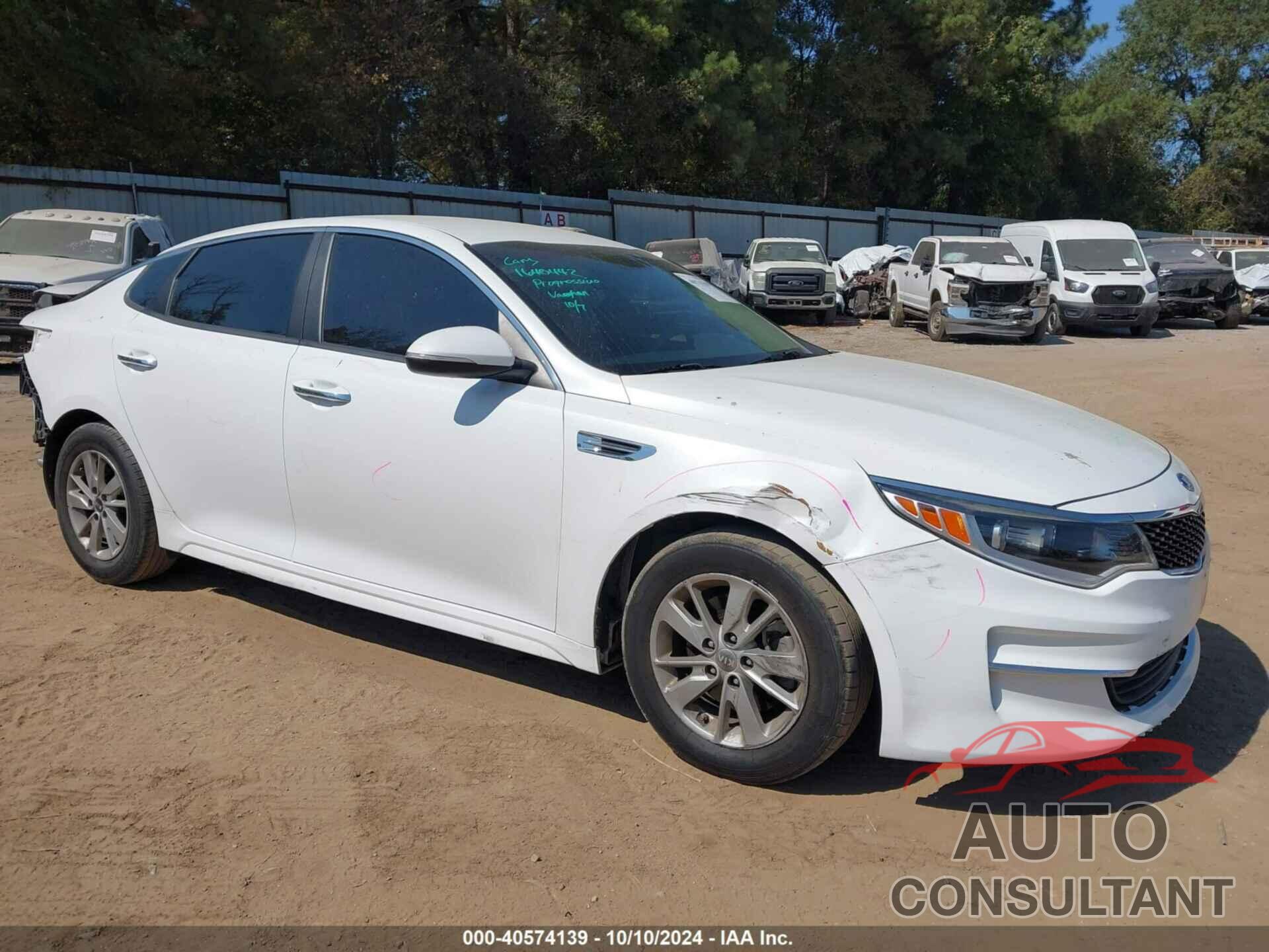 KIA OPTIMA 2018 - 5XXGT4L36JG247011