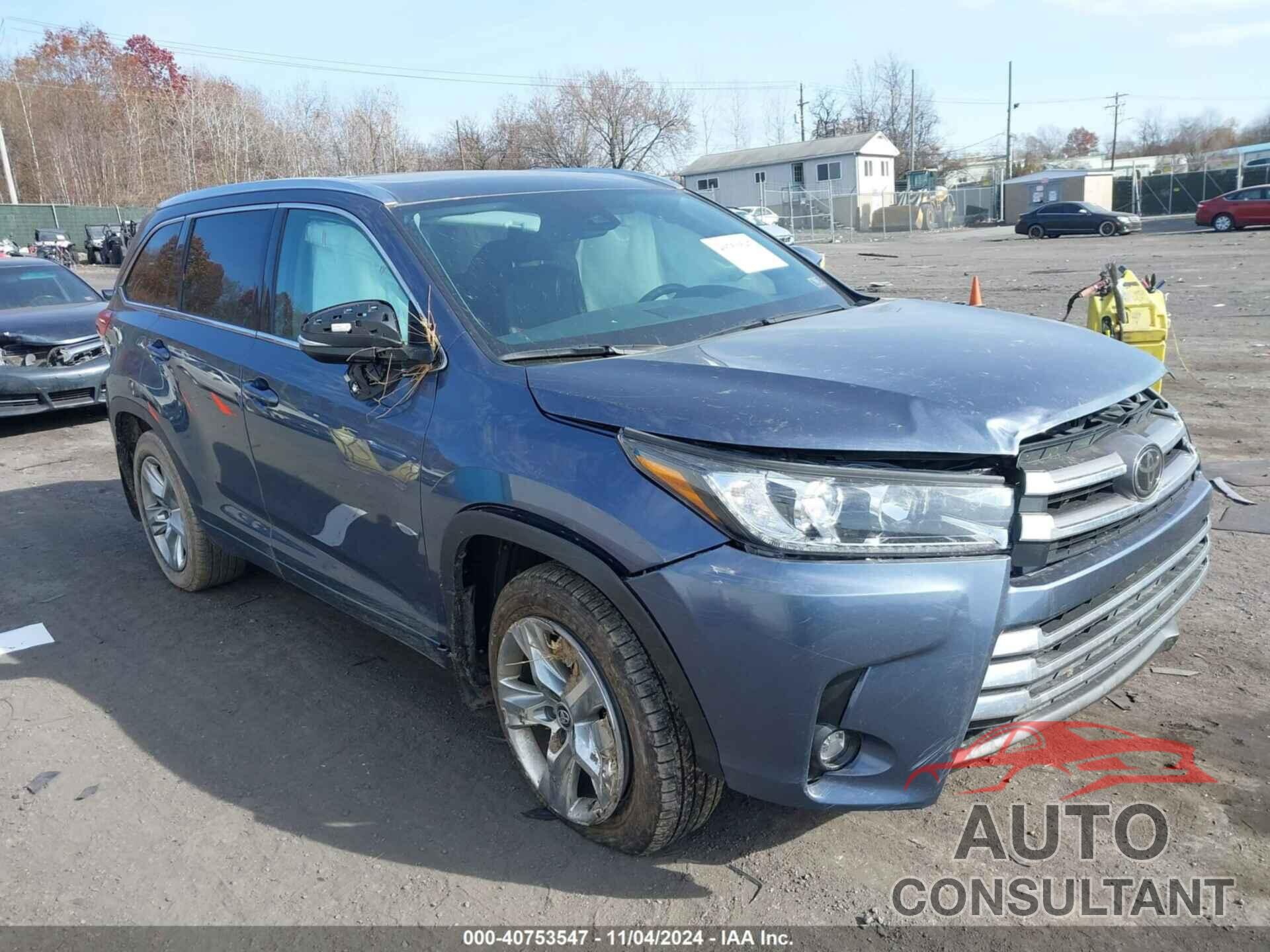 TOYOTA HIGHLANDER 2019 - 5TDDZRFH6KS976423