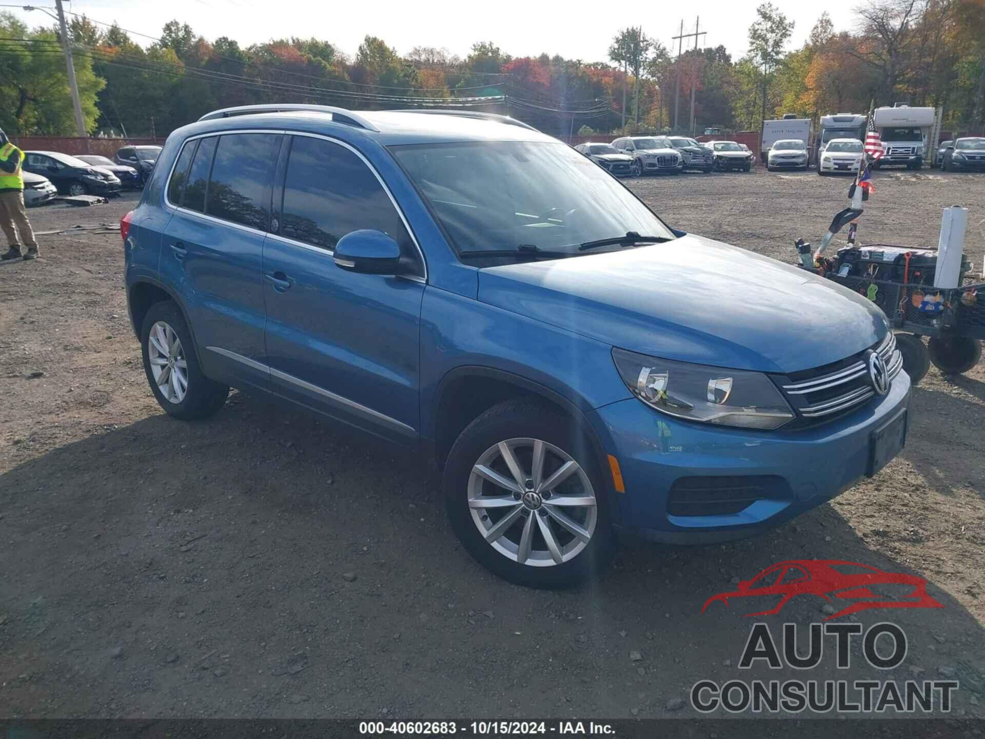 VOLKSWAGEN TIGUAN 2017 - WVGSV7AX1HK020493