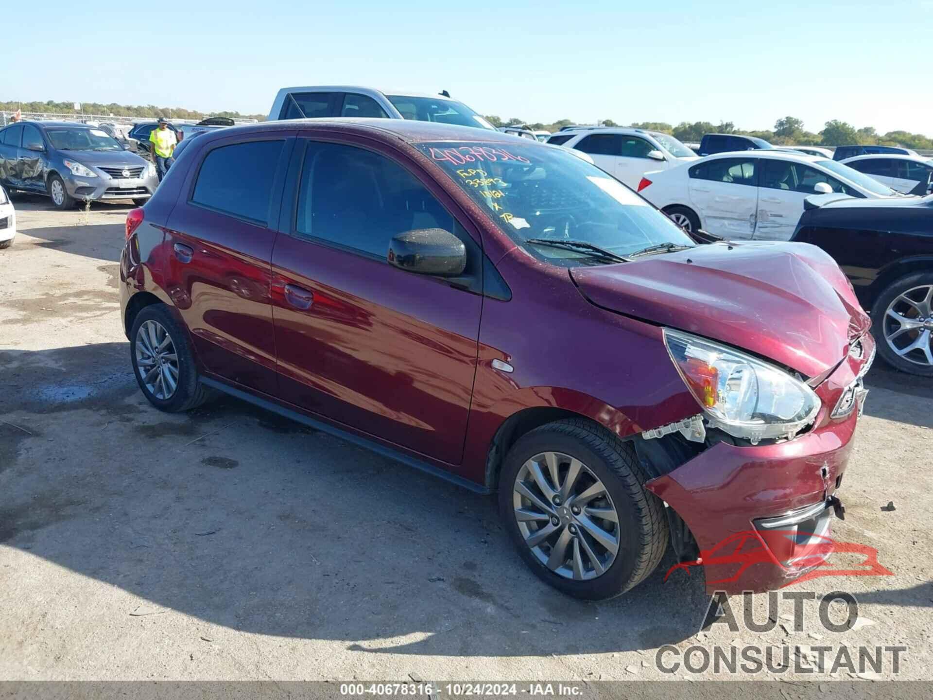 MITSUBISHI MIRAGE 2019 - ML32A5HJ8KH009701