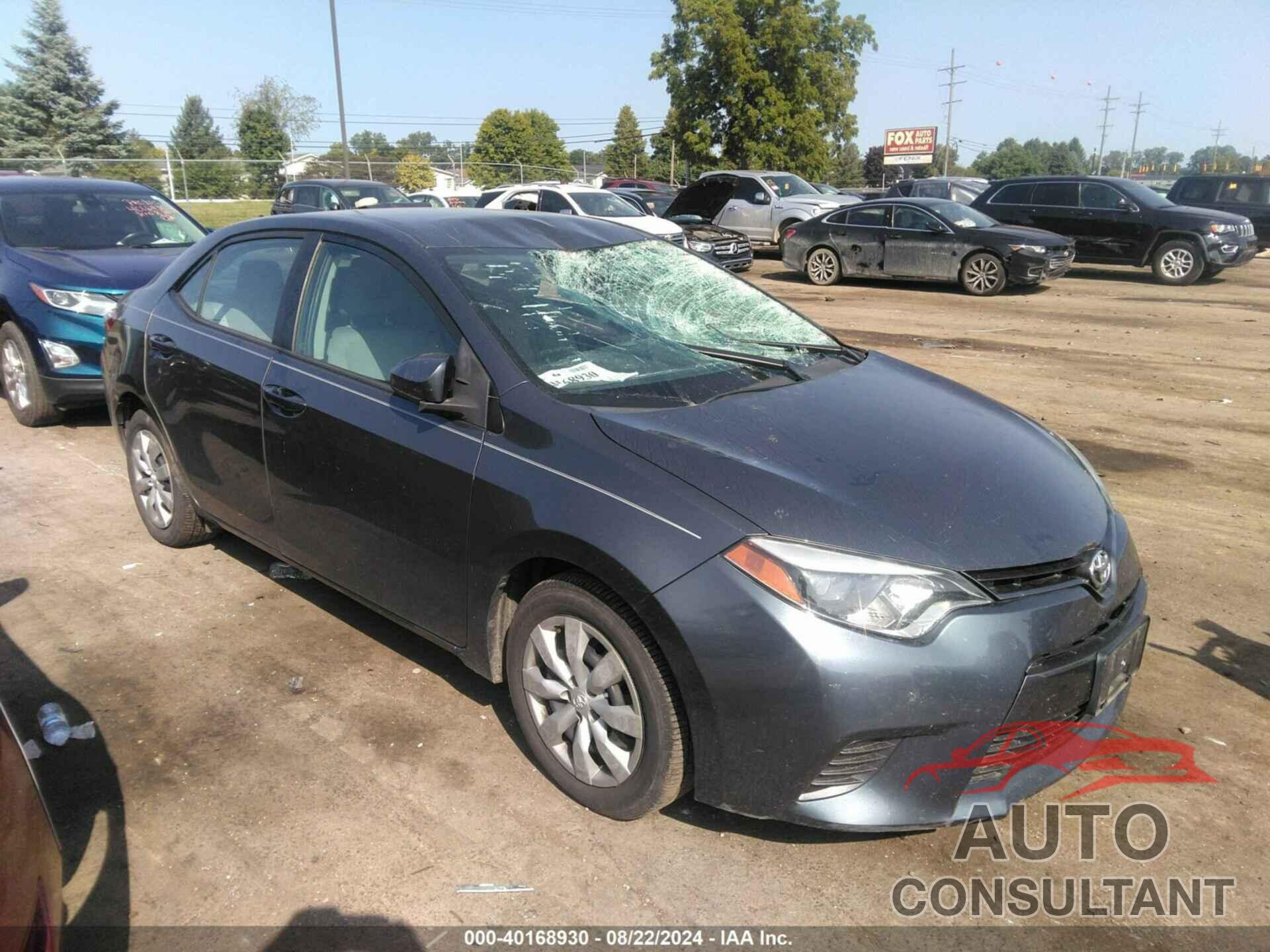 TOYOTA COROLLA 2016 - 2T1BURHE9GC490178
