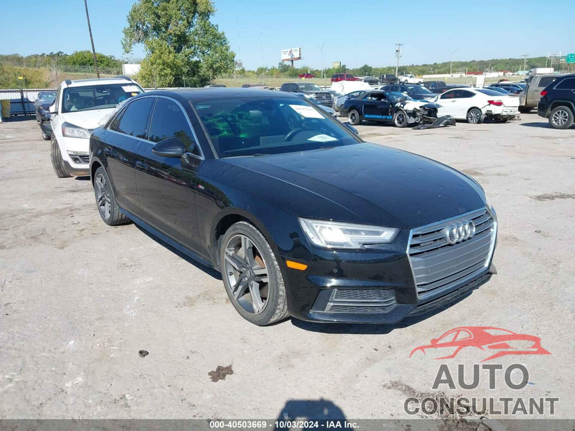 AUDI A4 2017 - WAUENAF45HN035197