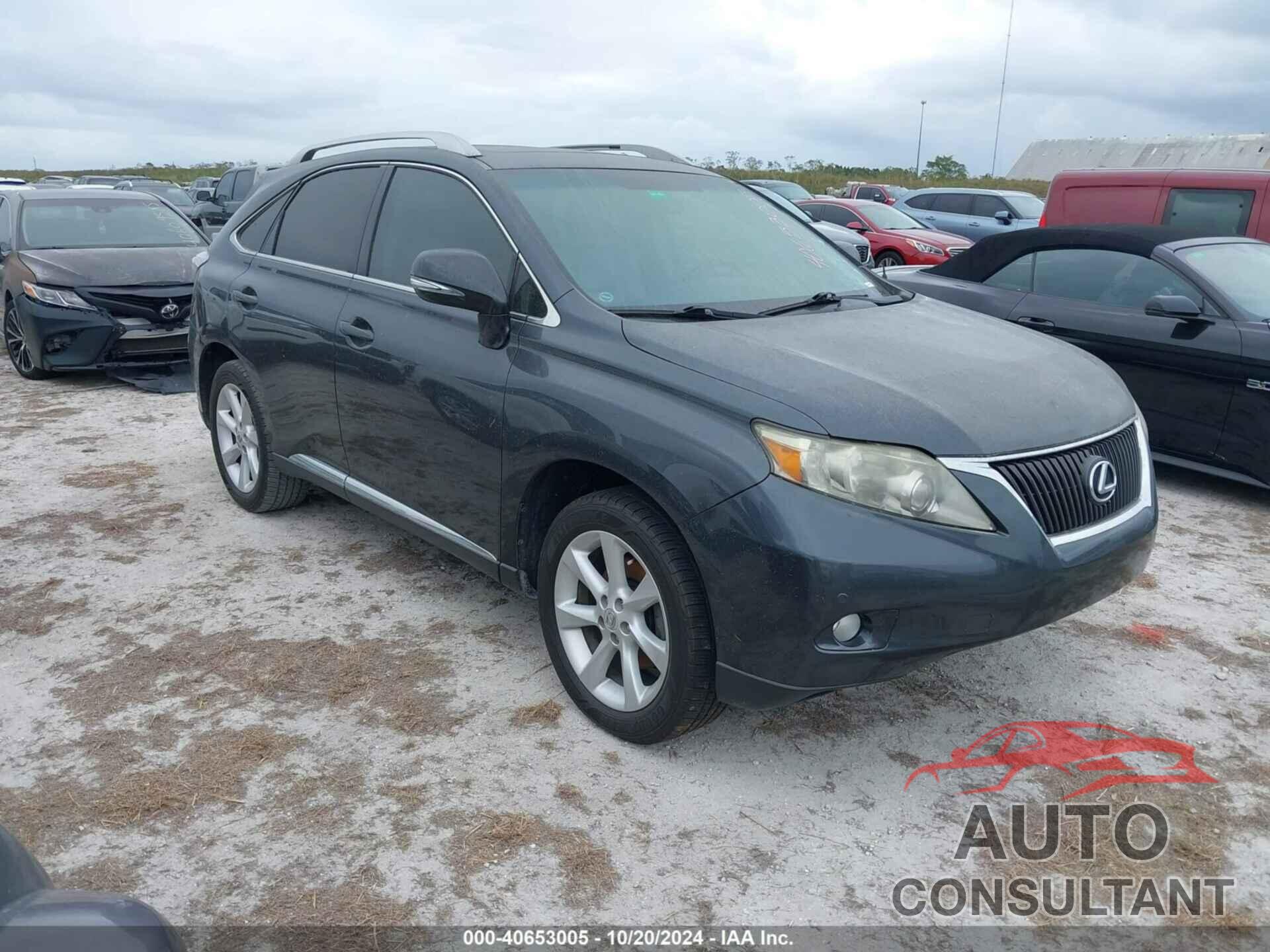LEXUS RX 350 2011 - 2T2ZK1BA9BC063602